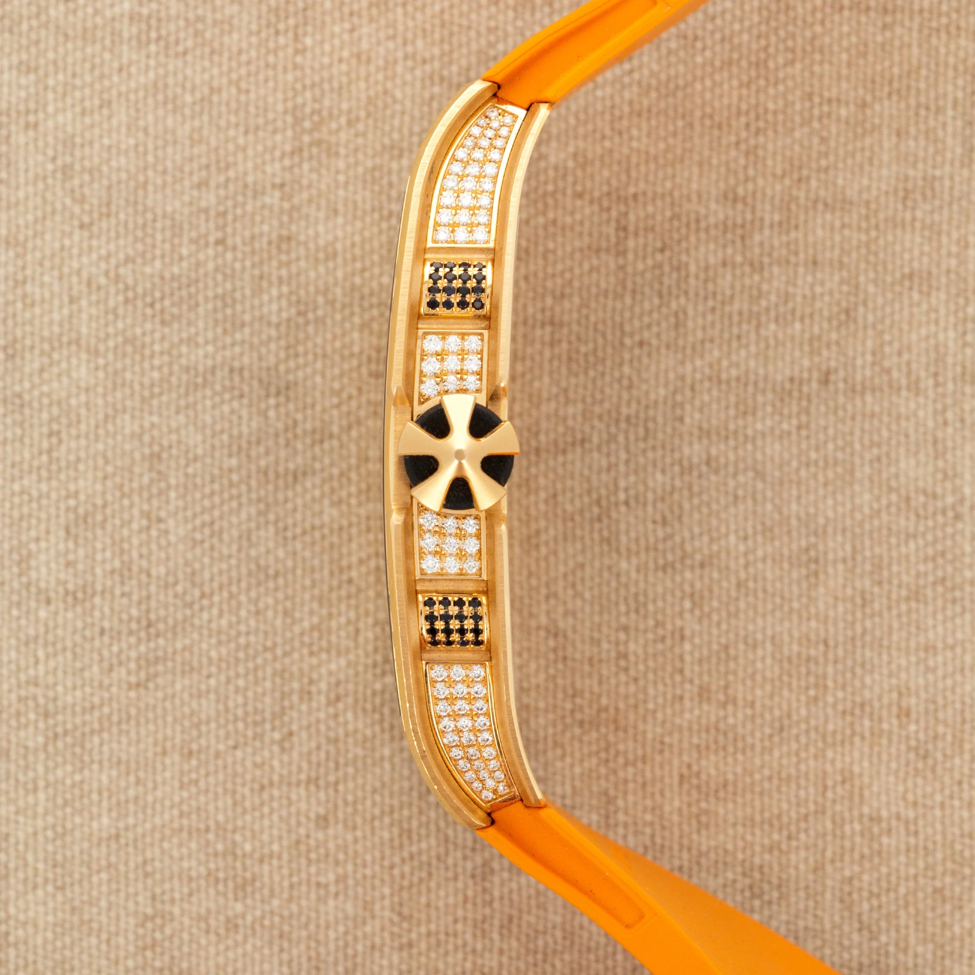 Richard Mille Rose Gold RM67-01 with Factory Pave Diamond Case - Image 7