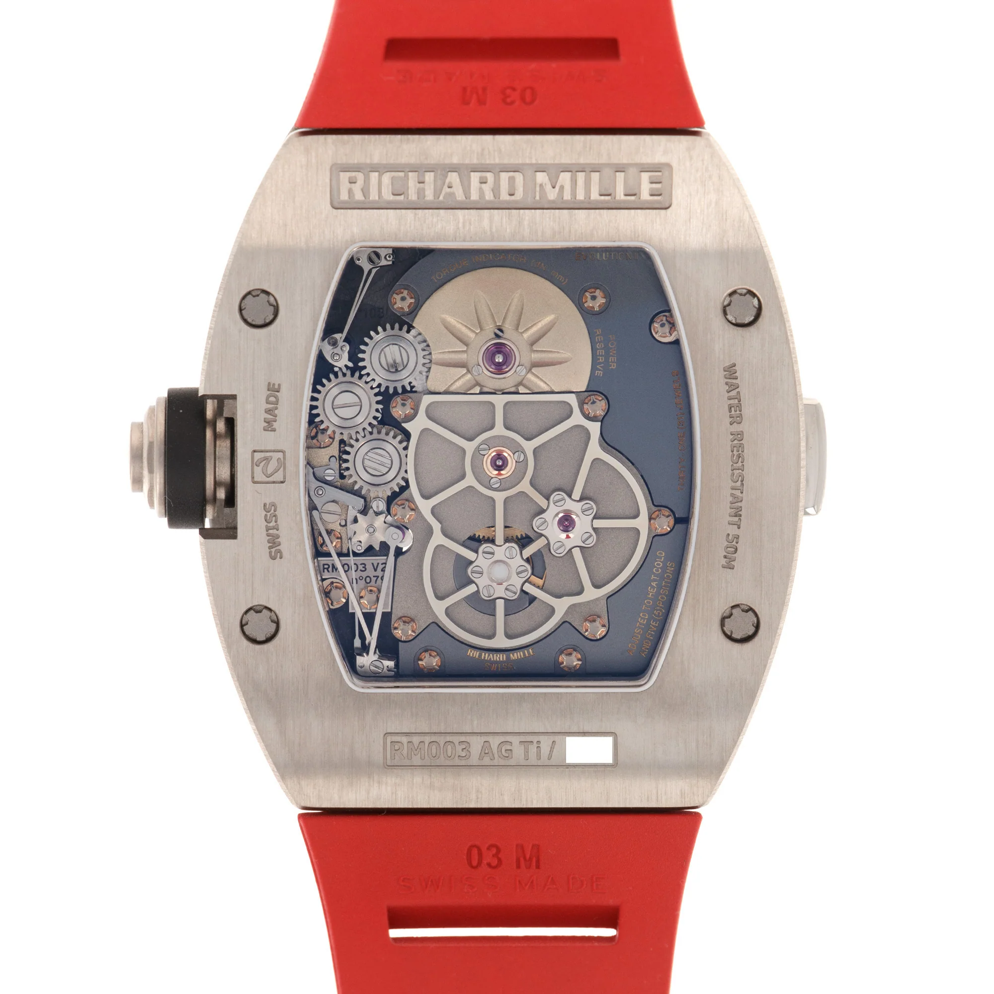 Richard Mille Titanium Tourbillon Watch Ref. RM003 - Image 4