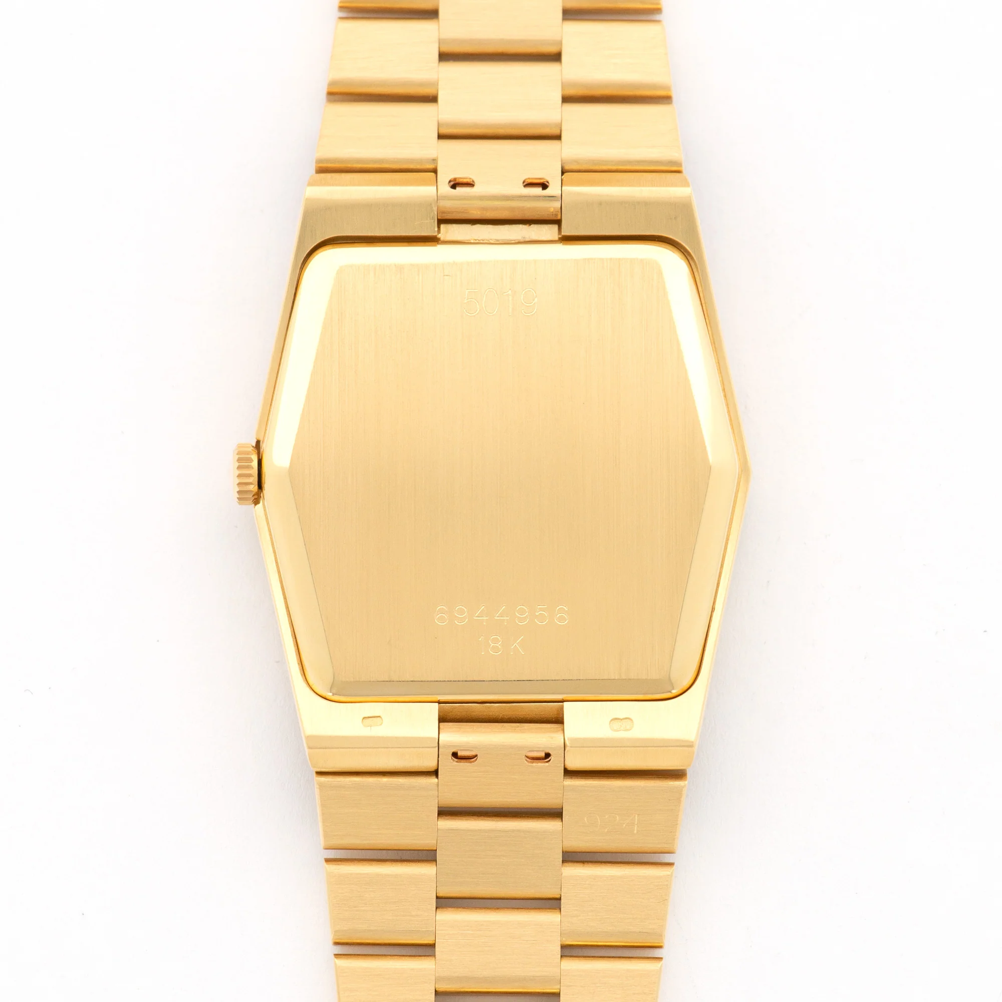 Rolex Cellini Yellow Gold with Sapphire Bezen and Diamond Dial Ref. 5019/8 - Image 4