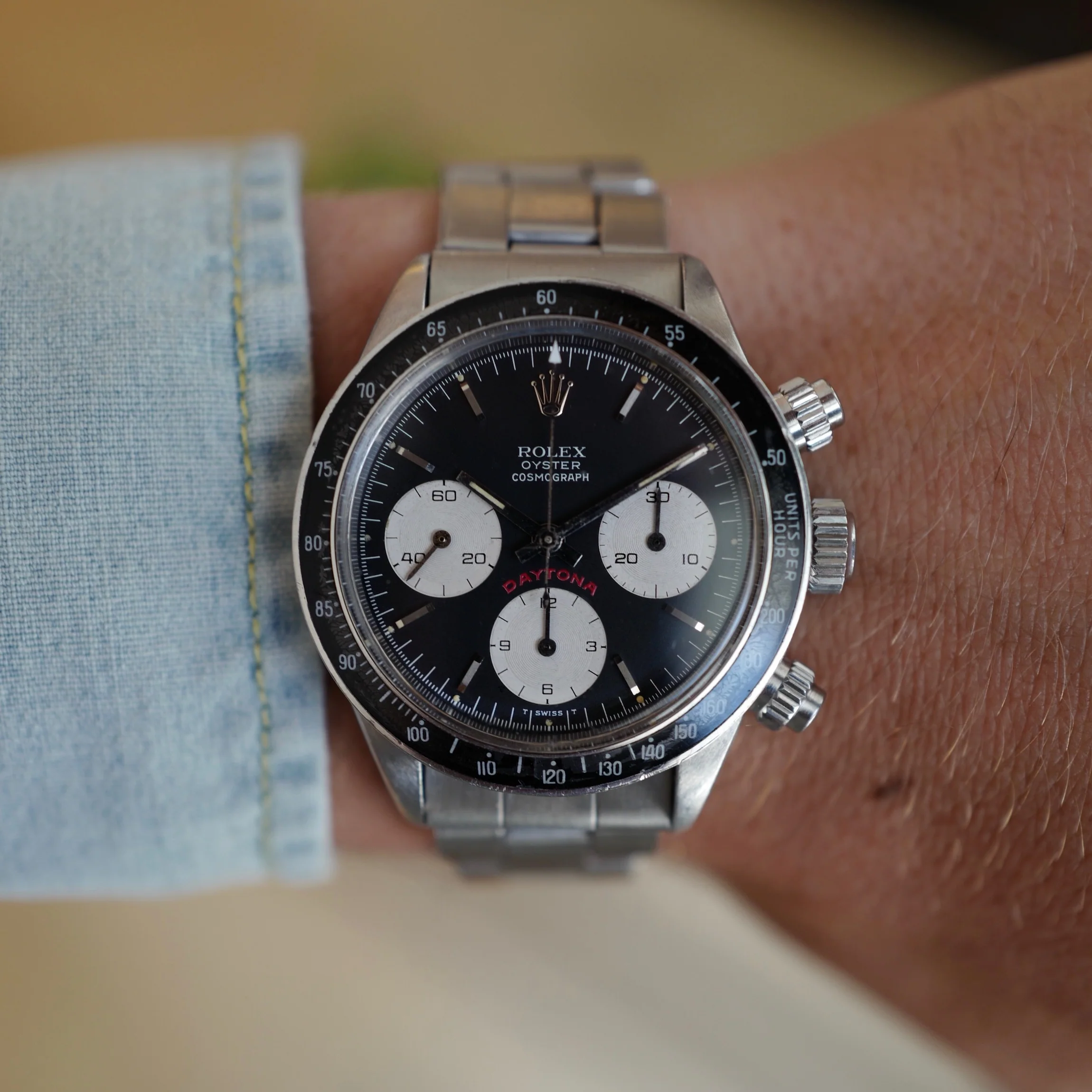 Rolex Cosmograph Big Red Daytona Watch Ref. 6263 with Original Box and Guarantee - Image 7