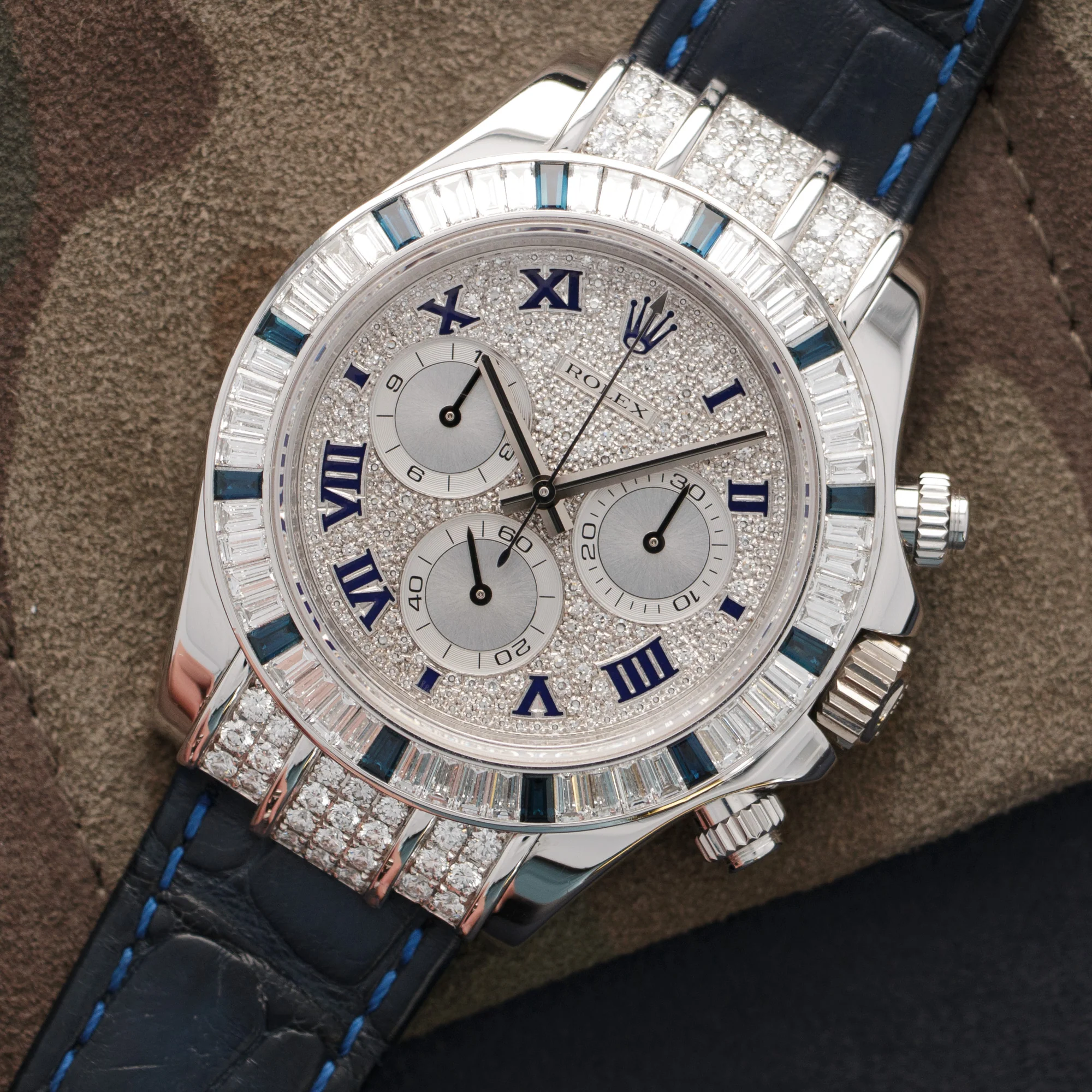 Rolex Cosmograph Daytona Diamond & Sapphire Watch Ref. 116599 - Image 2