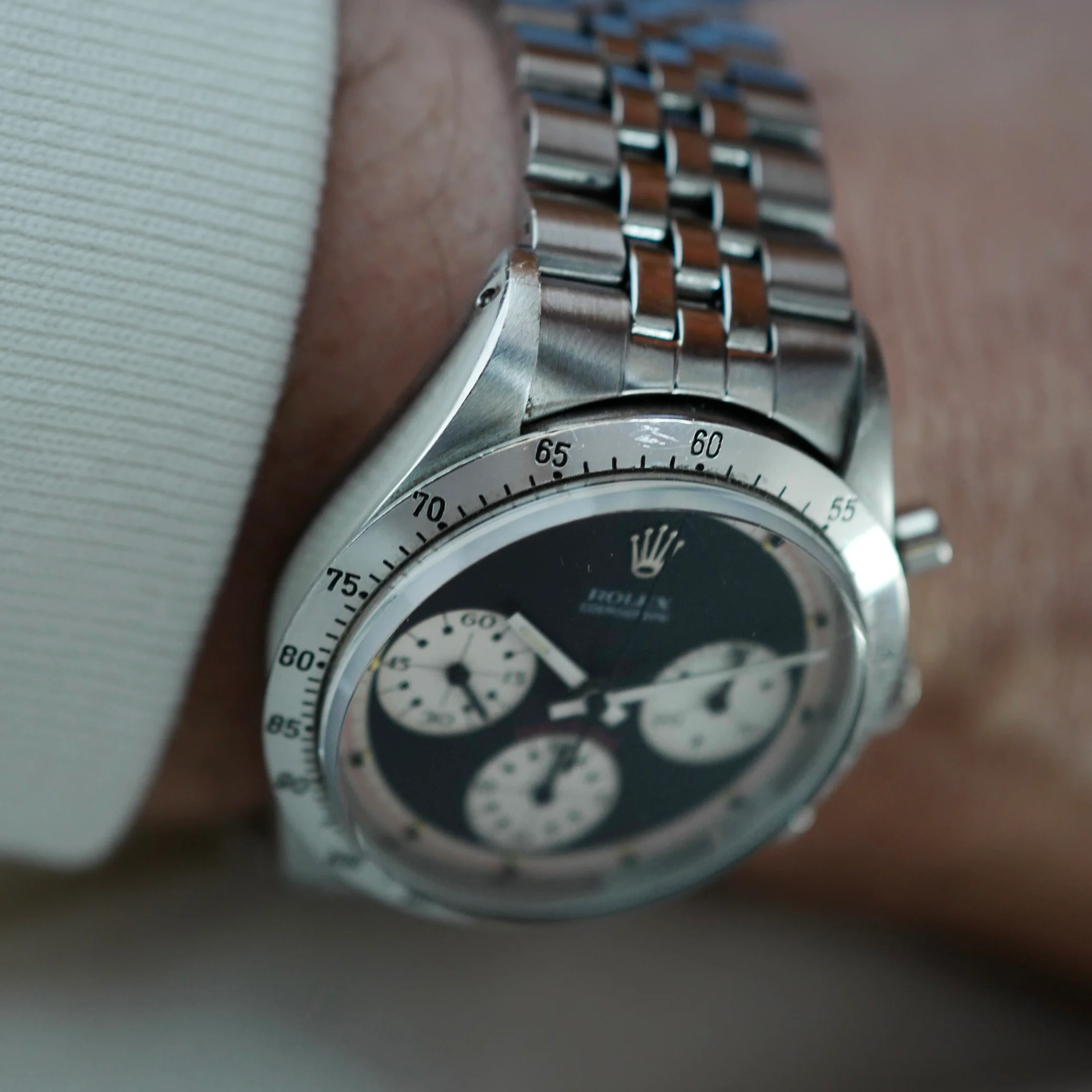 Rolex Cosmograph Daytona Paul Newman Ref. 6239 with Original Box and Papers, 1969 - Image 6