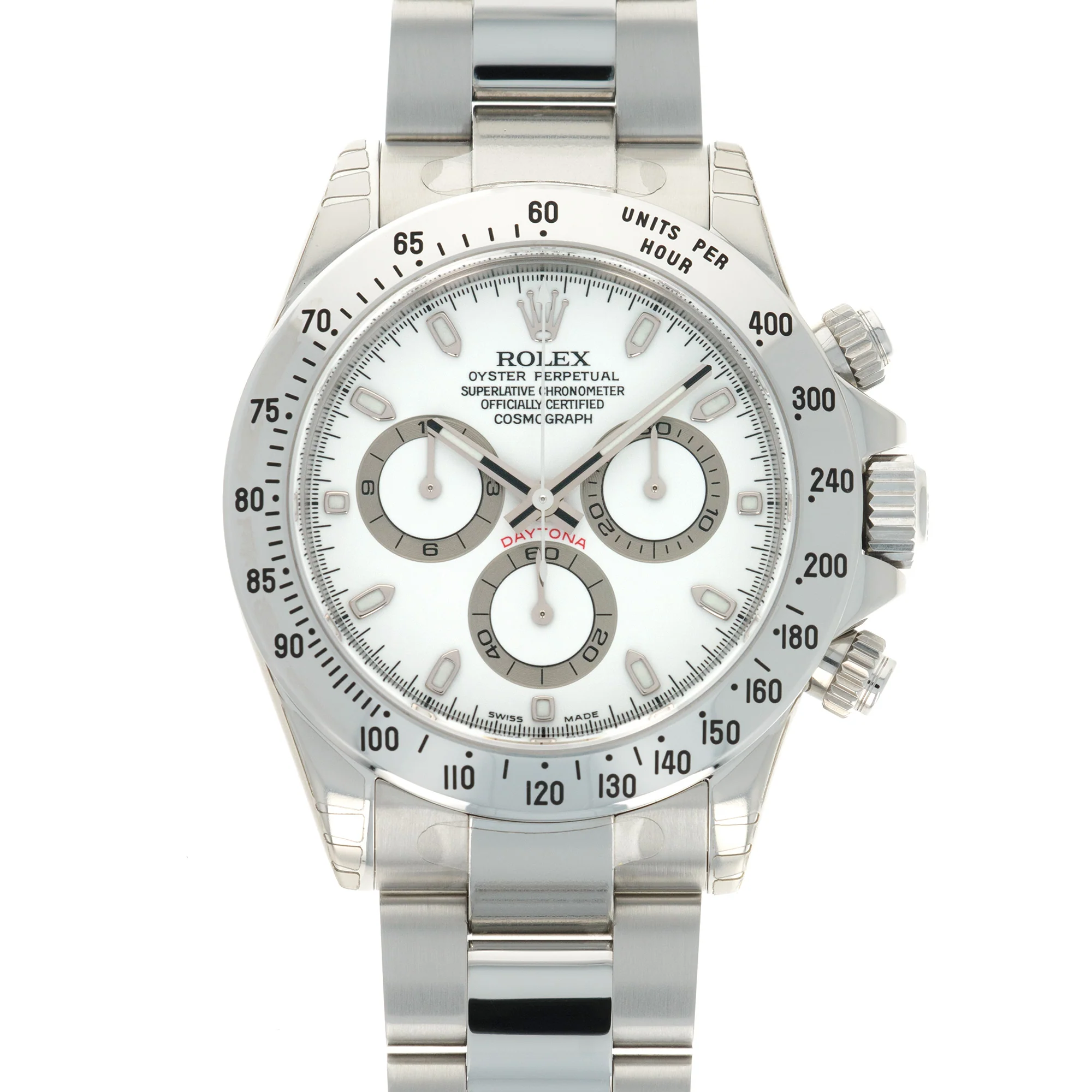 Rolex Cosmograph Daytona Watch Ref. 116520, with Original Box and Papers, Completely New Old Stock
