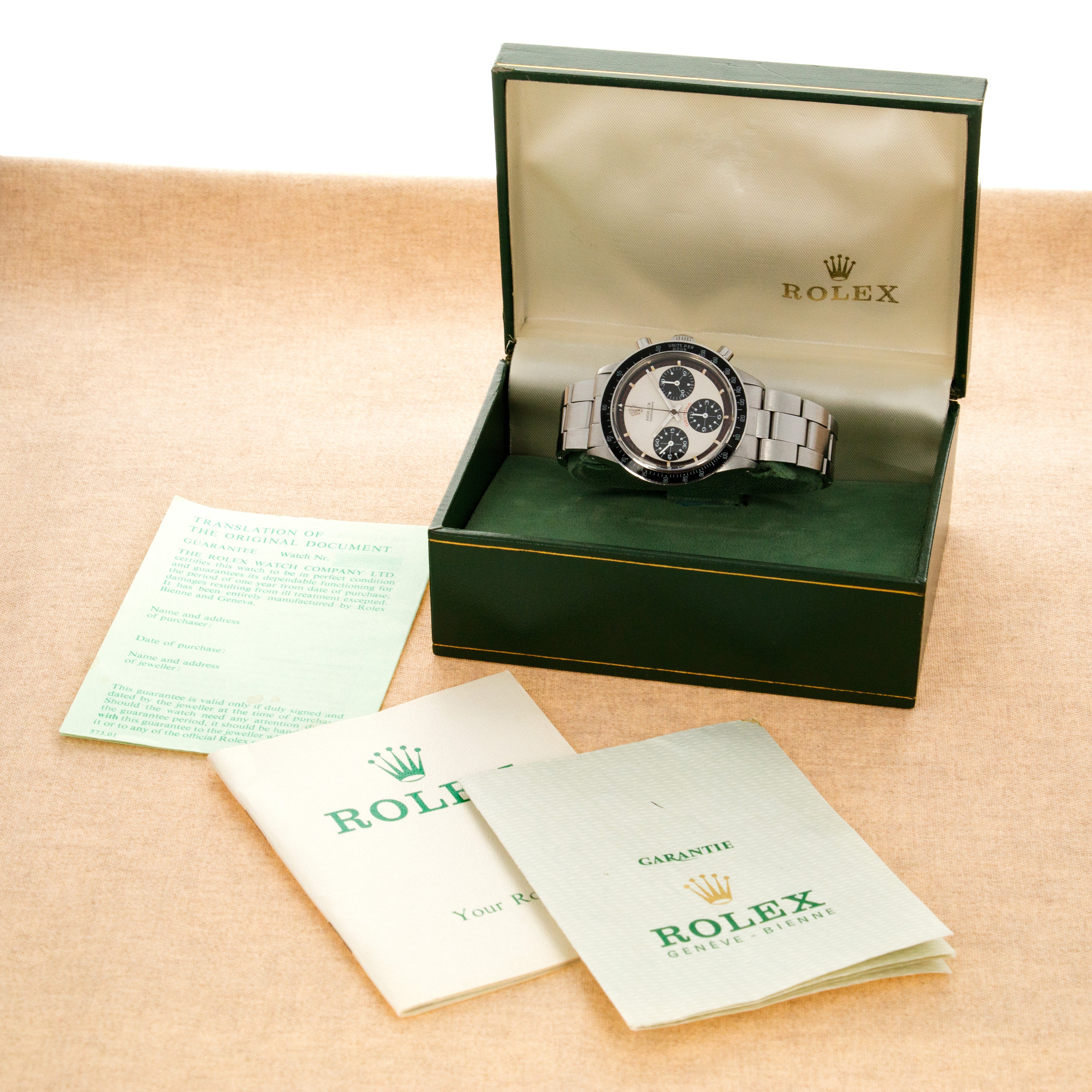 Rolex Cosmograpn Paul Newman Daytona Ref. 6241 with Original Box and Papers - Image 9