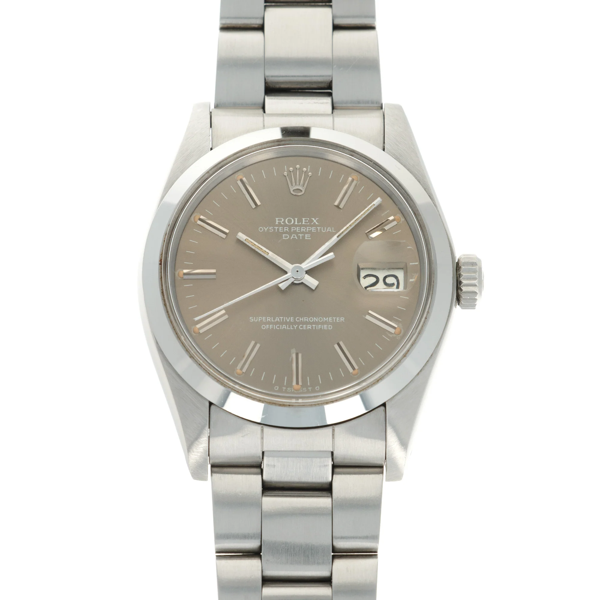 Rolex Date Grey Dial Watch Ref. 1500, in Like New Condition