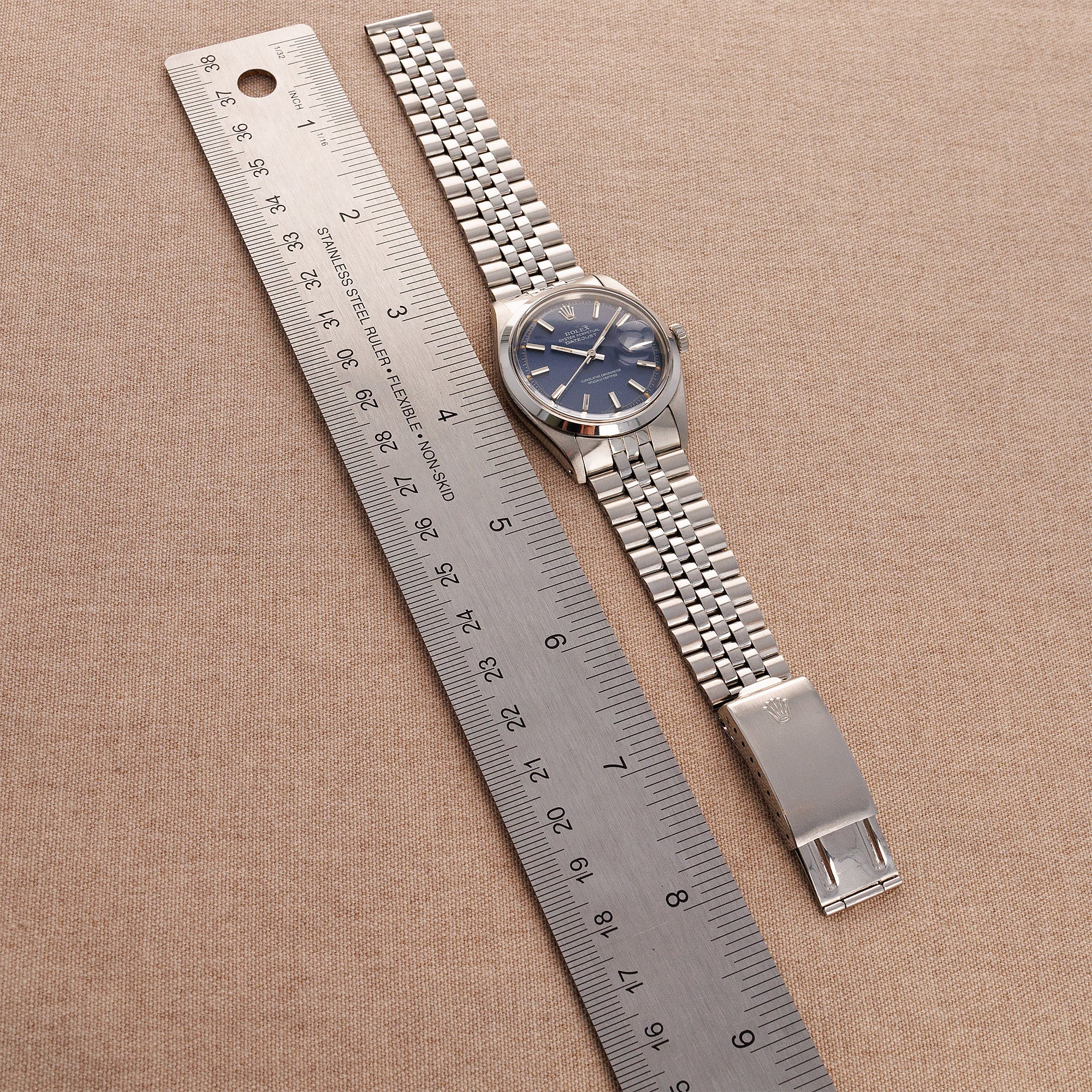 Rolex Datejust Ref. 1600 with Blue Dial - Image 9