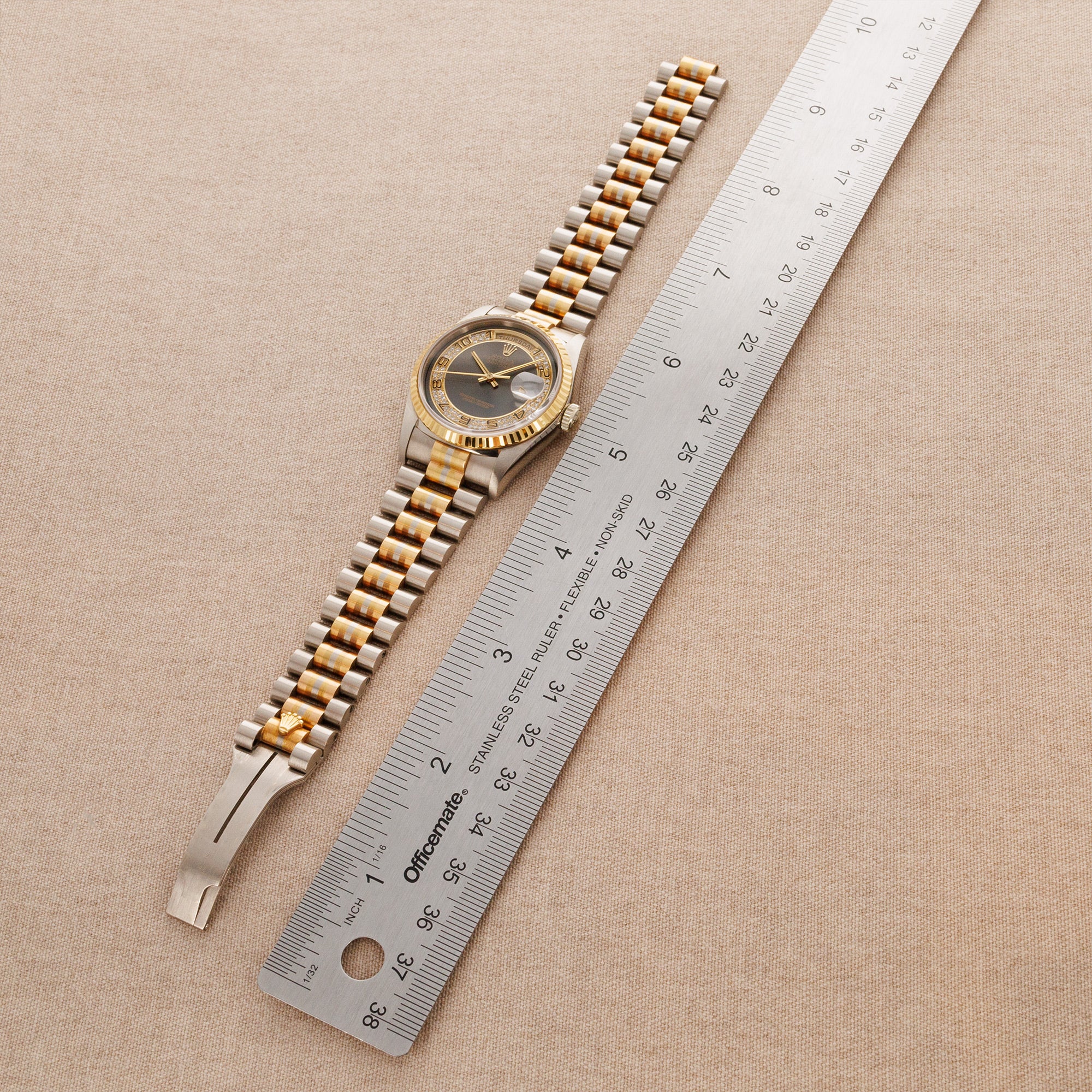Rolex Day Date Tridor Ref. 18239 with Diamond Dial - Image 5