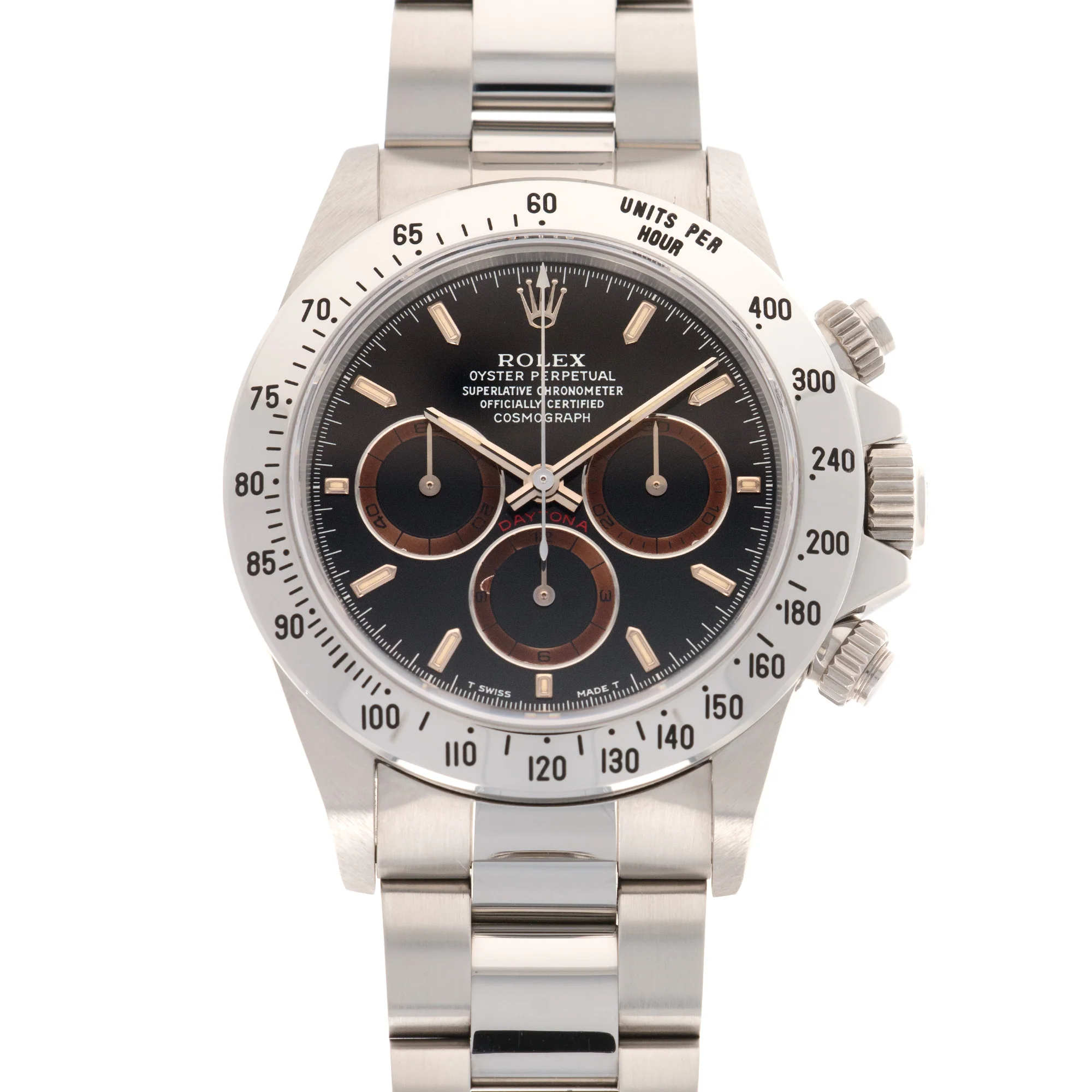 Rolex Daytona Cosmograph Chocolate Patrizzi Watch Ref. 16520 with Original Warranty Paper