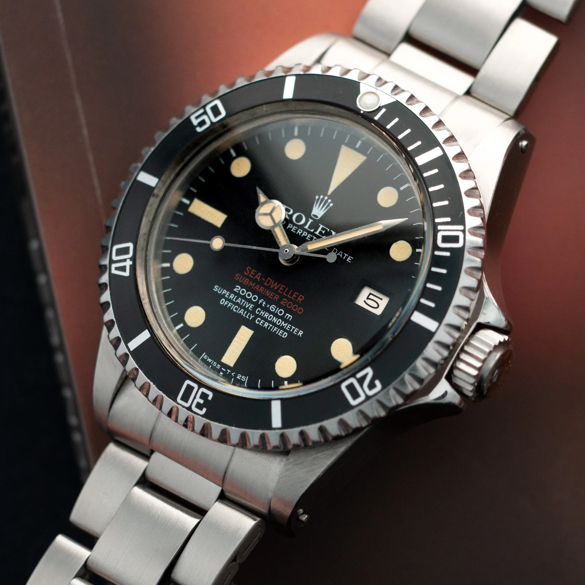 Rolex Double Red Seadweller Watch Ref. 1665 - Image 2