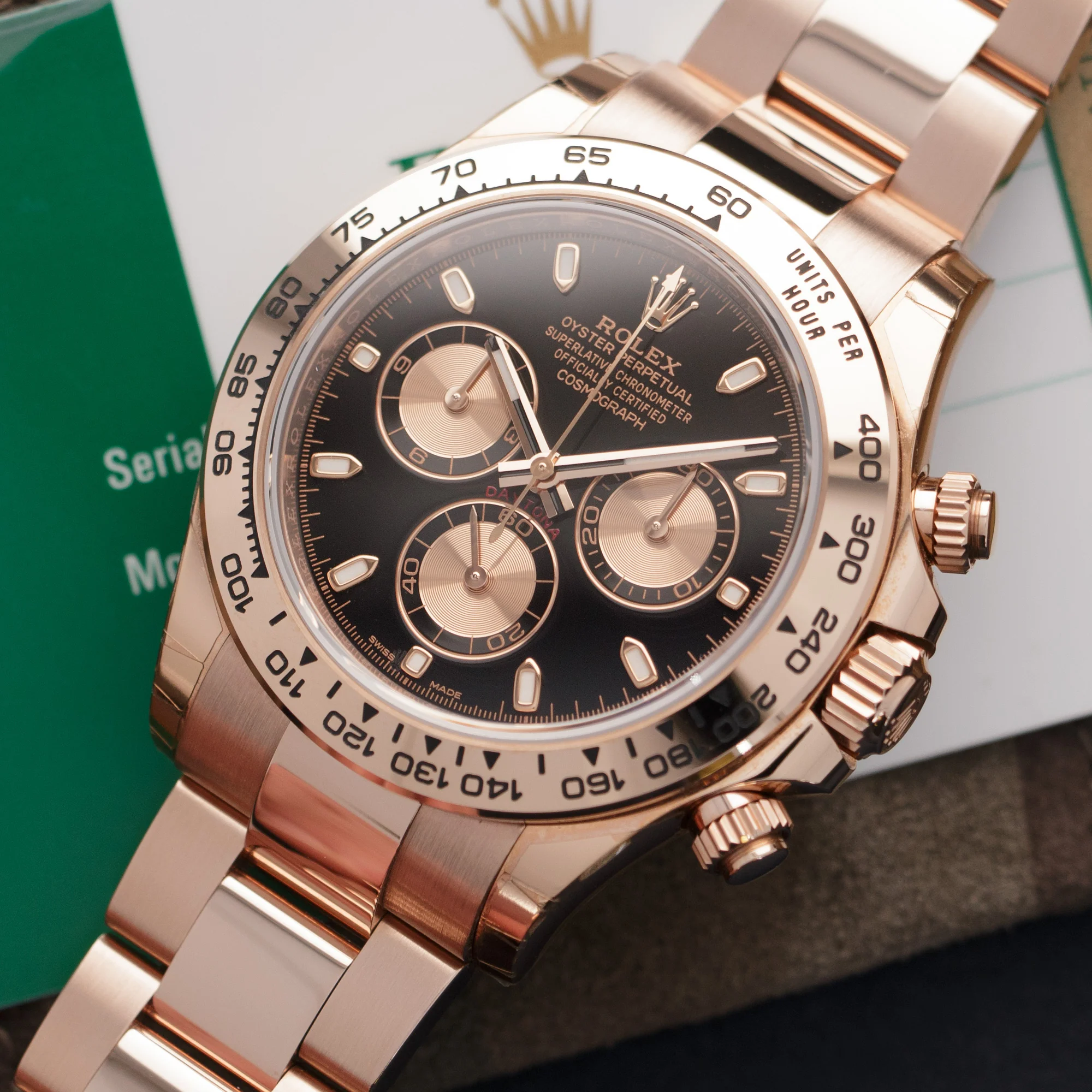 Rolex Everose Cosmograph Daytona Watch Ref. 116505 - Image 2