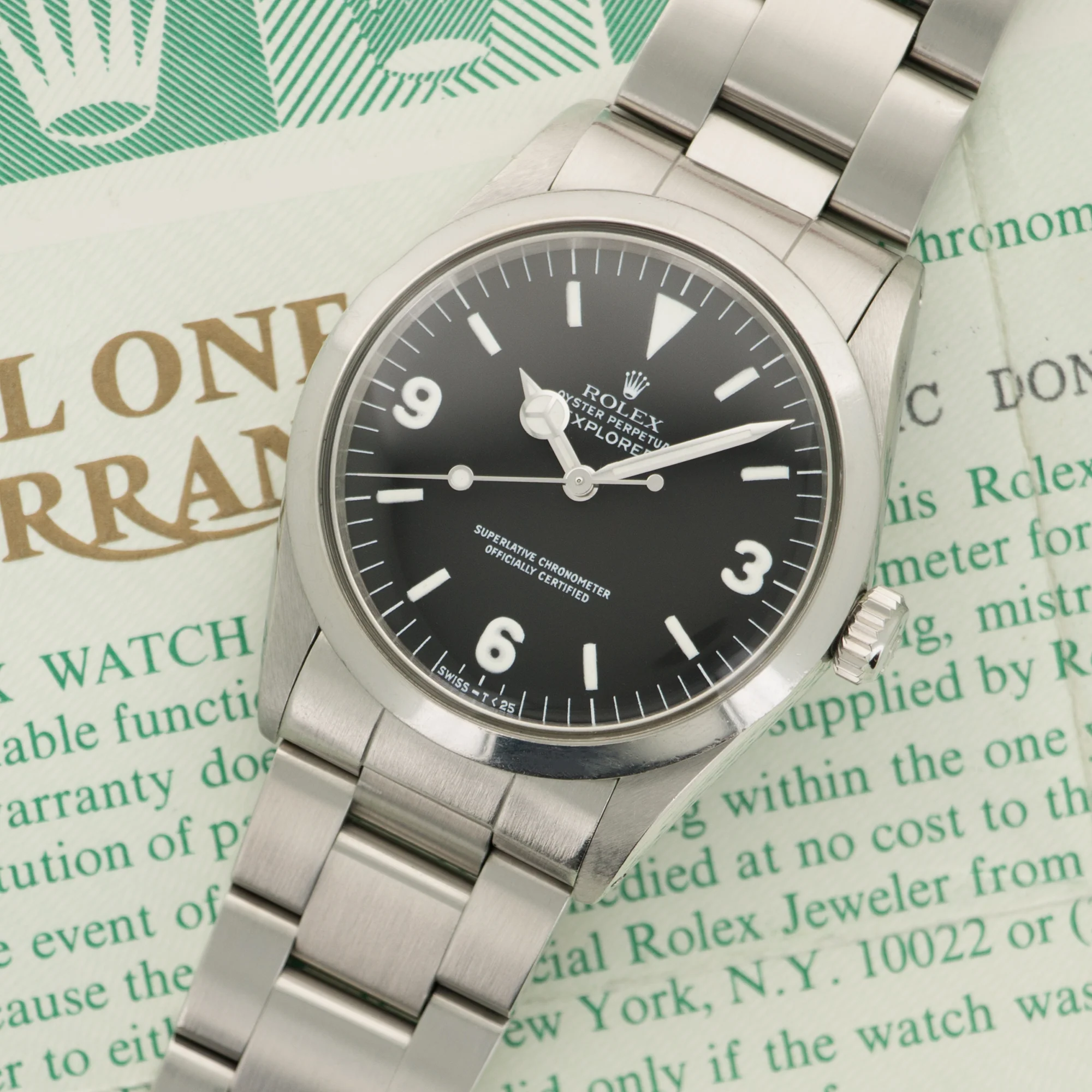Rolex Explorer L-Series Watch Ref. 1016 with Paper - Image 2