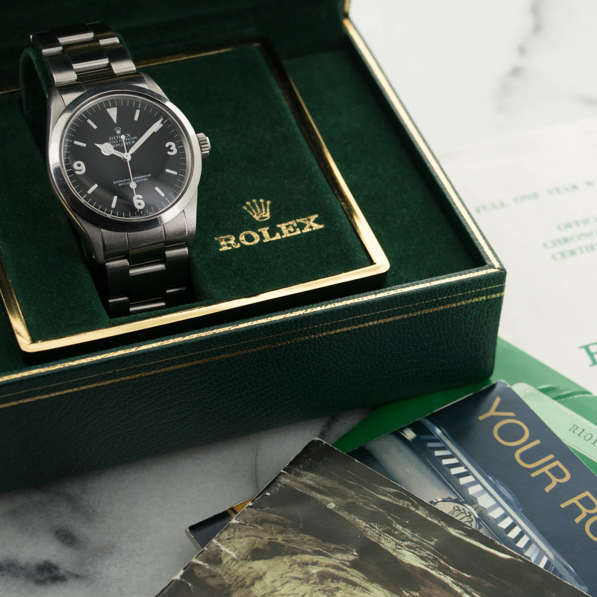 Rolex Explorer L-Series Watch Ref. 1016 with Paper - Image 9