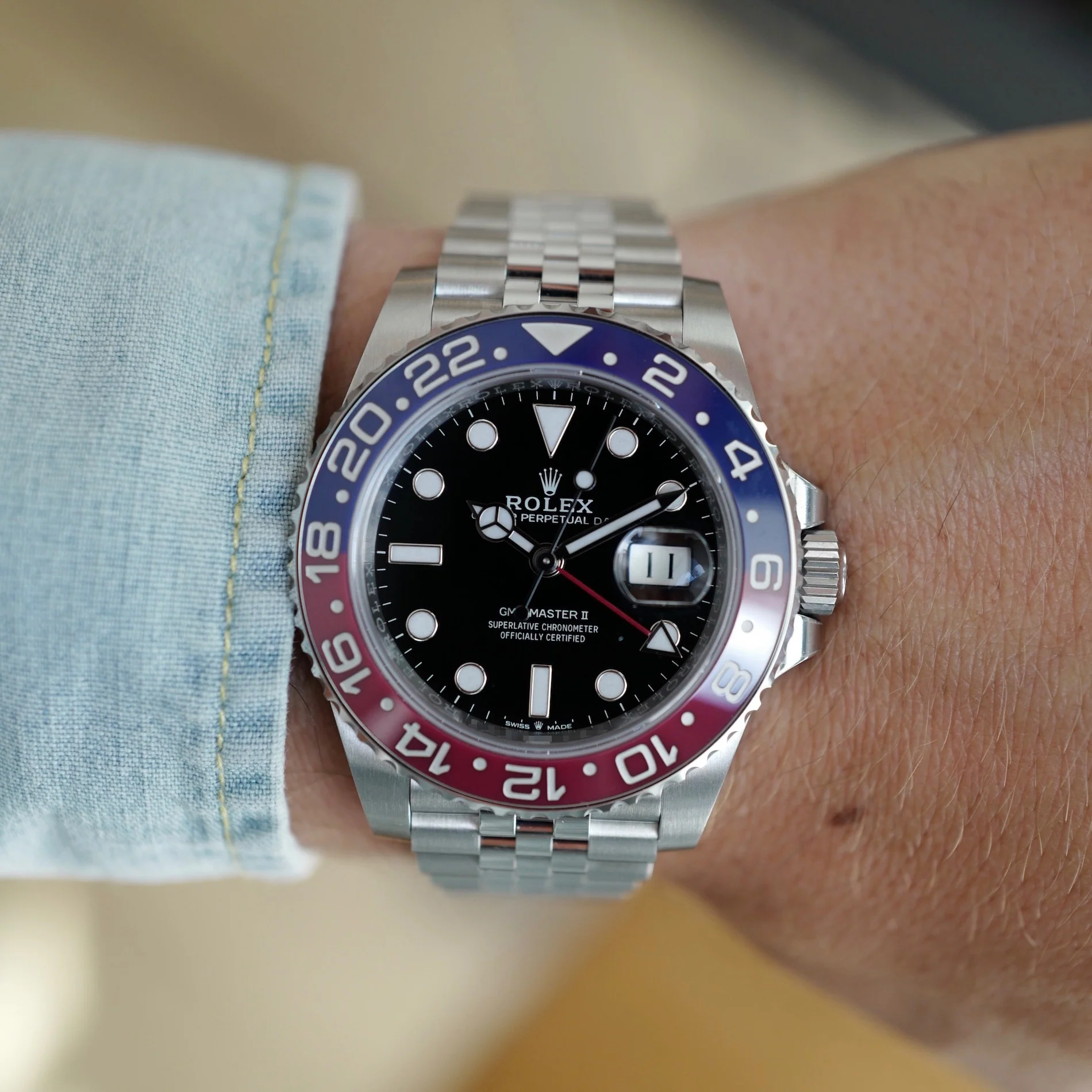Rolex GMT-Master II Ceramic Pepsi Watch Ref. 126710 - Image 7