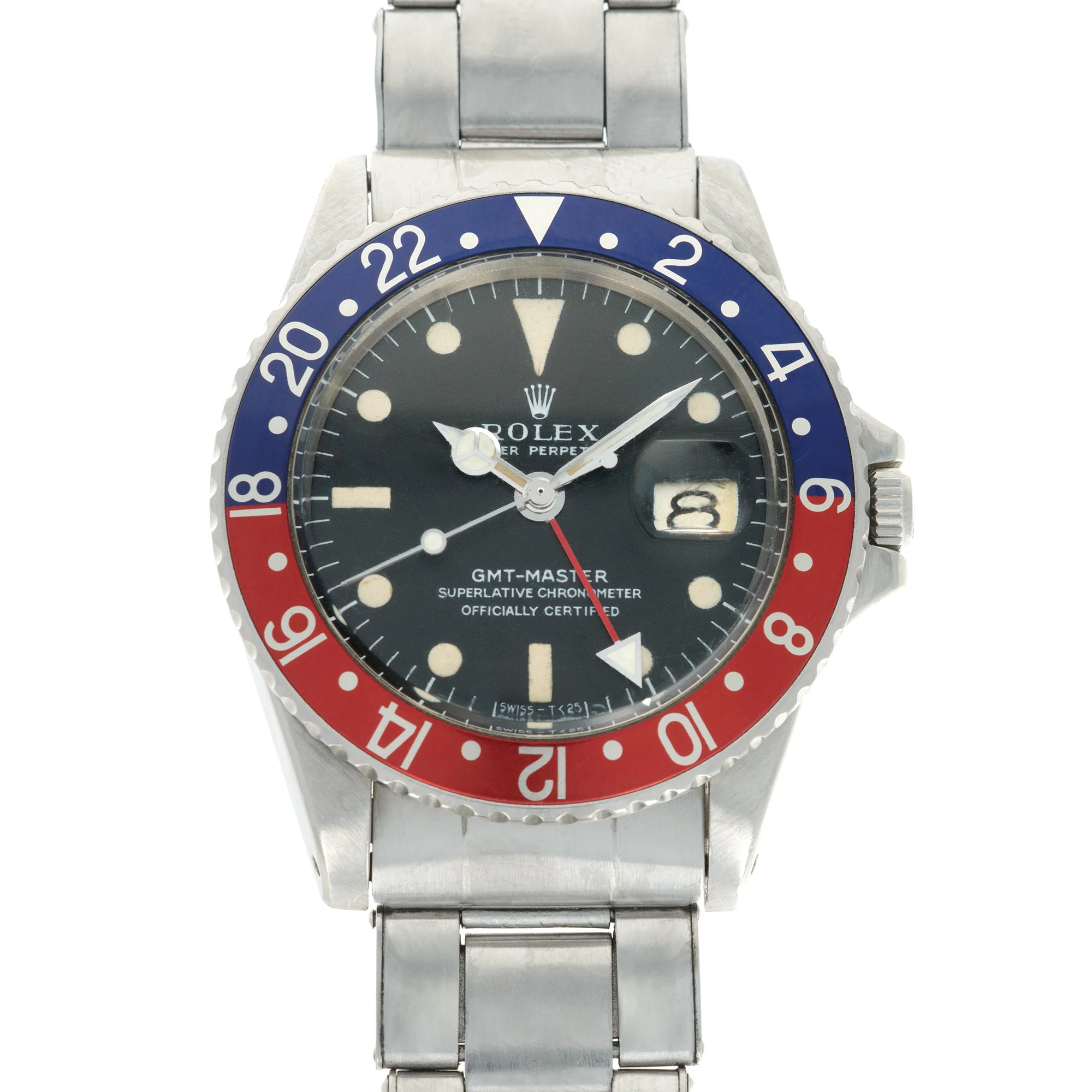 Rolex GMT-Master Long E Watch, Ref. 1675 with Original Papers