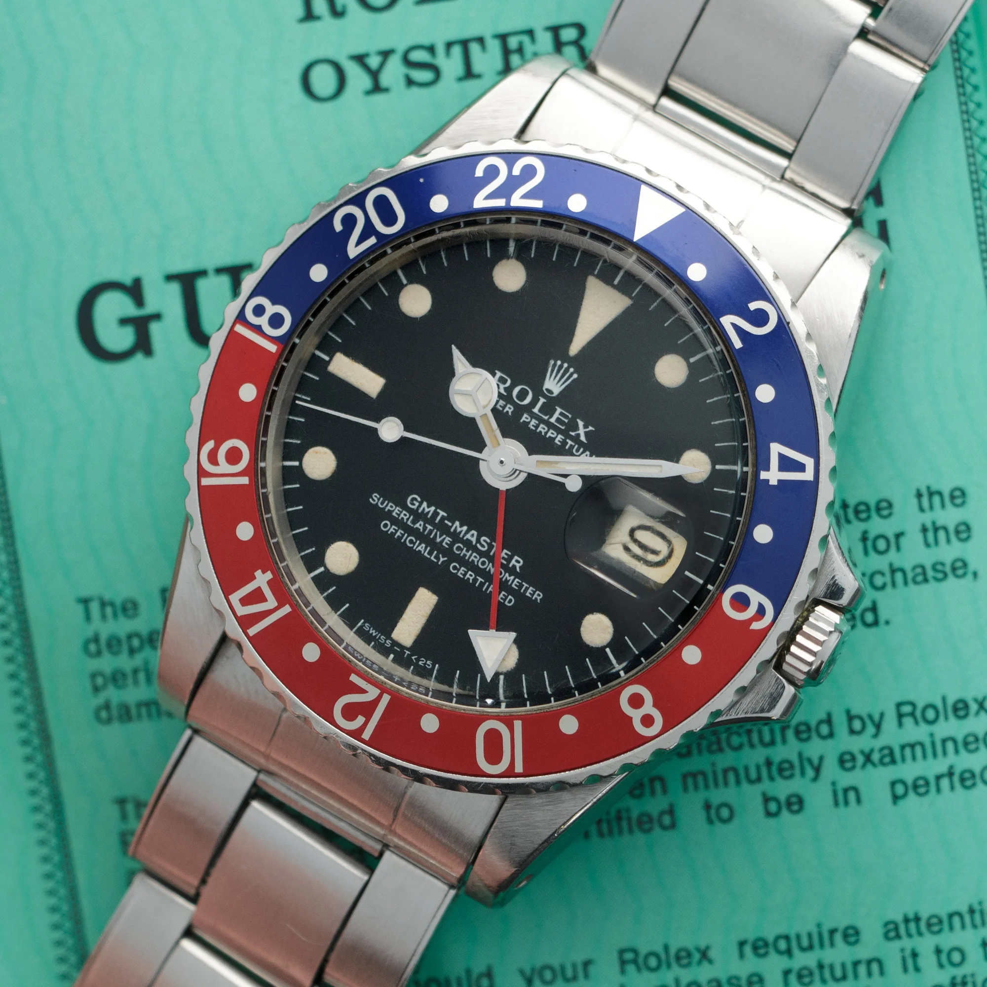 Rolex GMT-Master Long E Watch, Ref. 1675 with Original Papers - Image 2