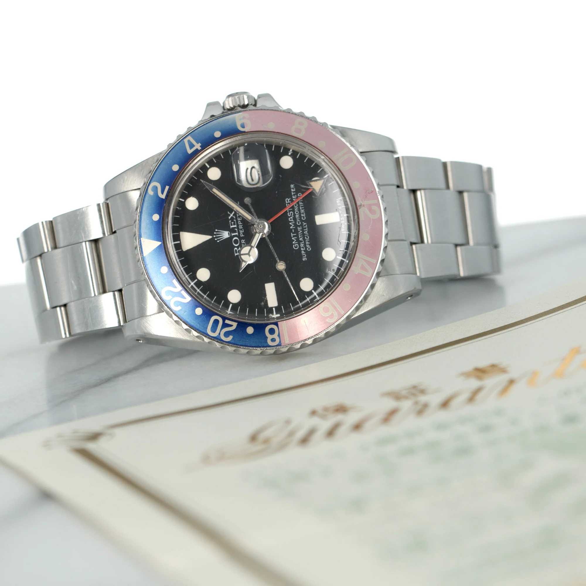 Rolex GMT-Master Watch Ref. 1675, with Original Papers - Image 7