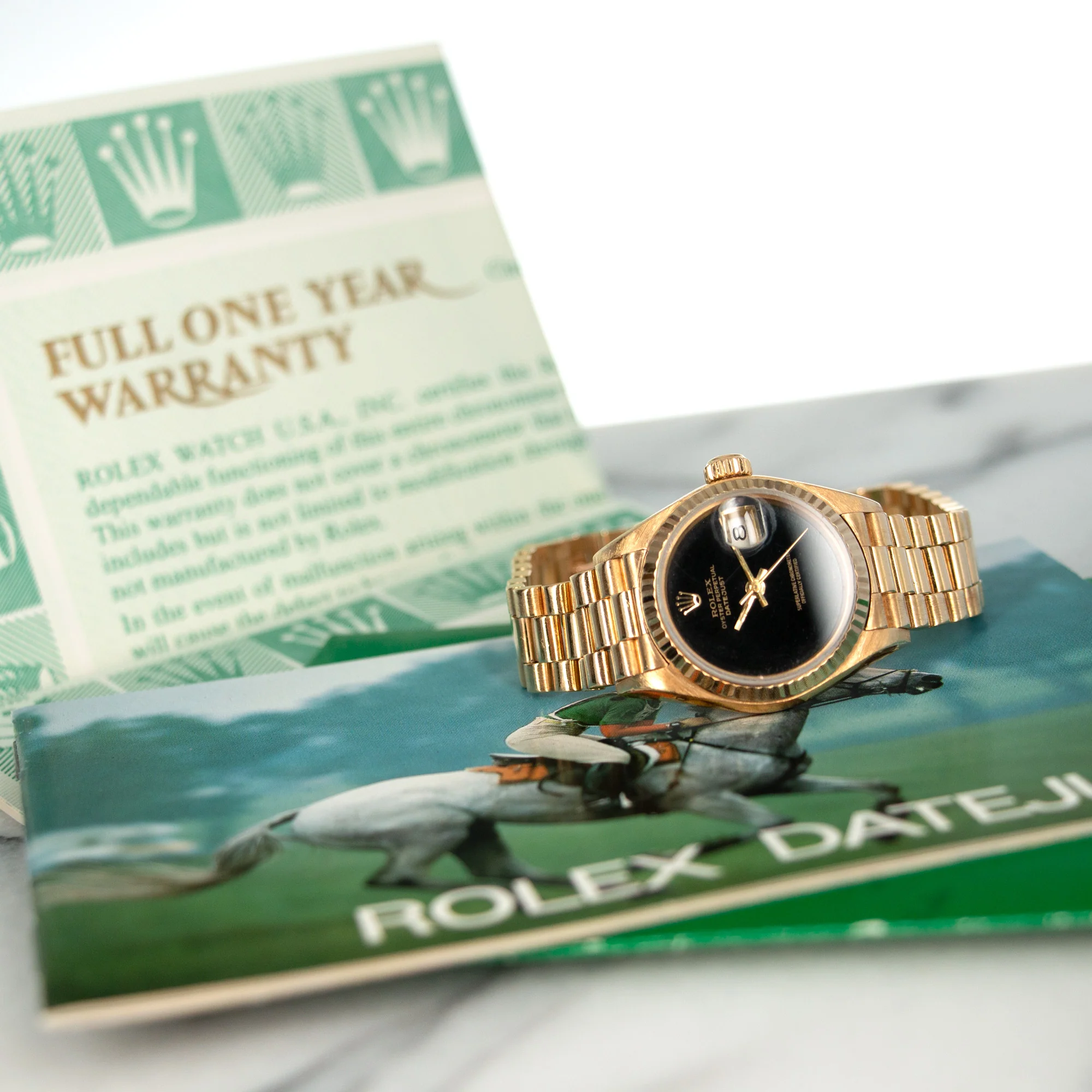 Rolex ladies Datejust Yellow Gold Ref. 69178 - Image 7