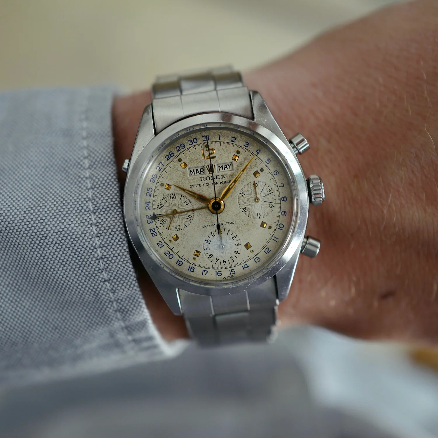 Rolex Oyster Chronograph Jean Claude Killy Watch, Ref. 6236 - Image 7