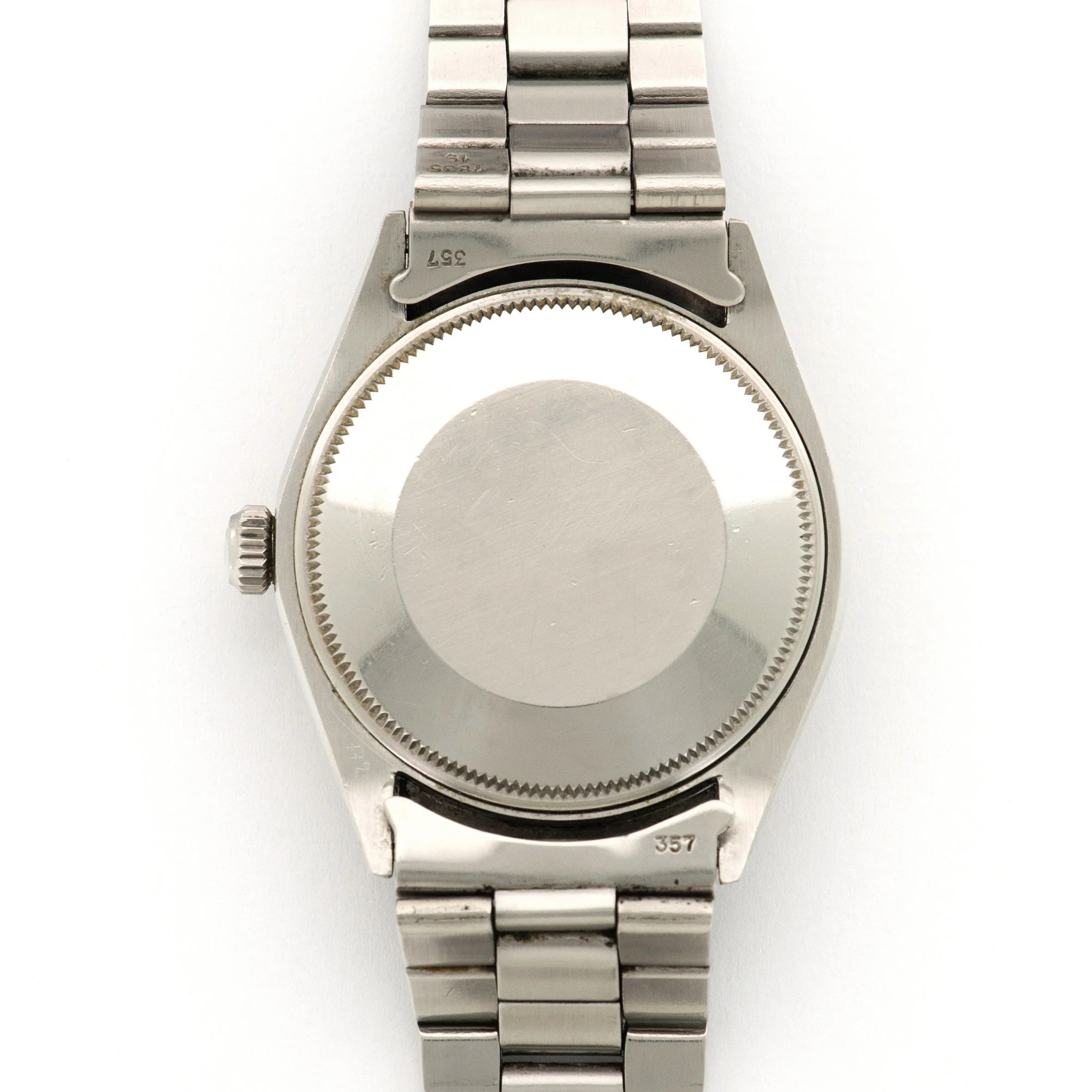 Rolex Oyster Perpetual Black Gilt Dial Watch Ref. 1002 - Image 4