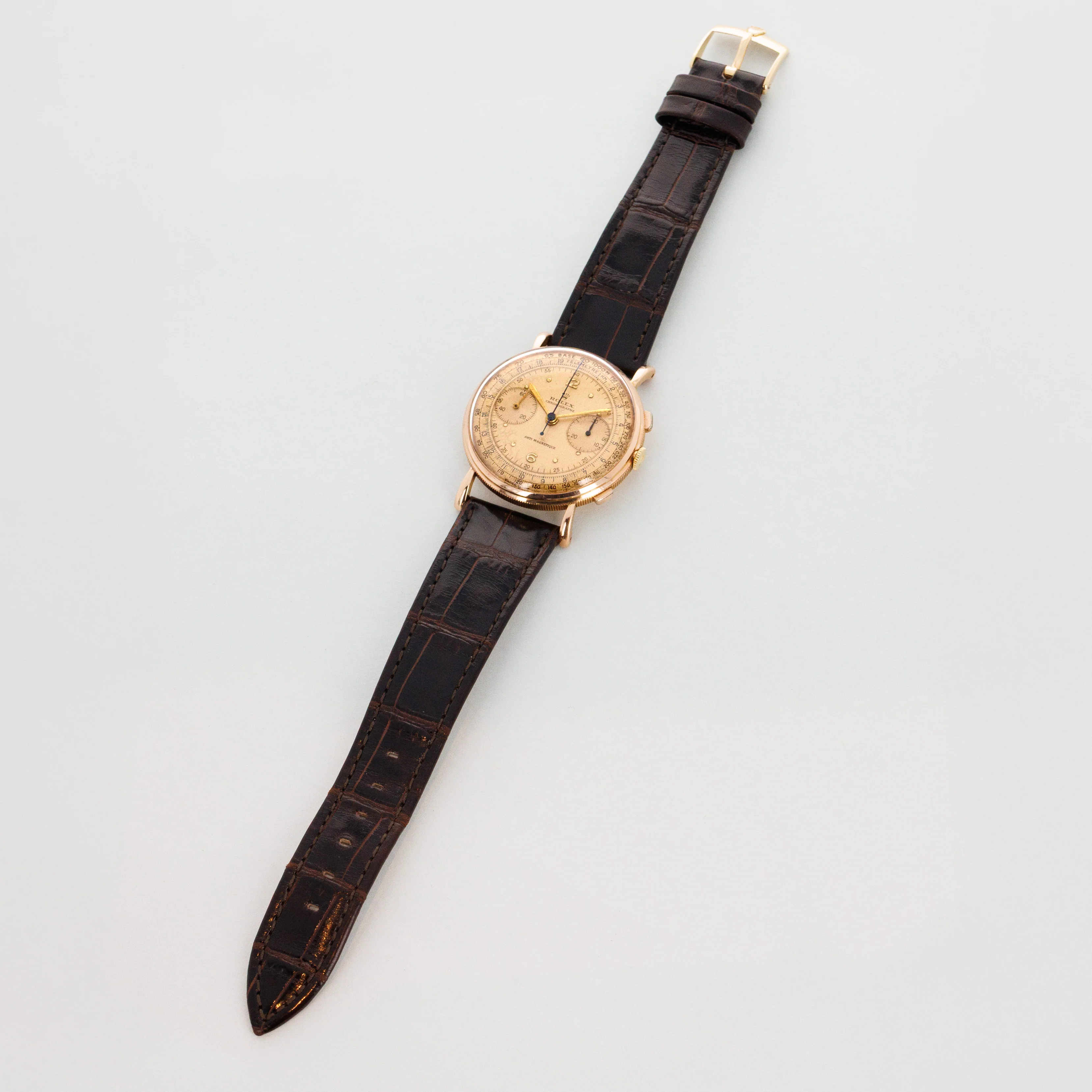 Rolex Pink Gold Chronograph Watch Ref. 4062 - Image 9