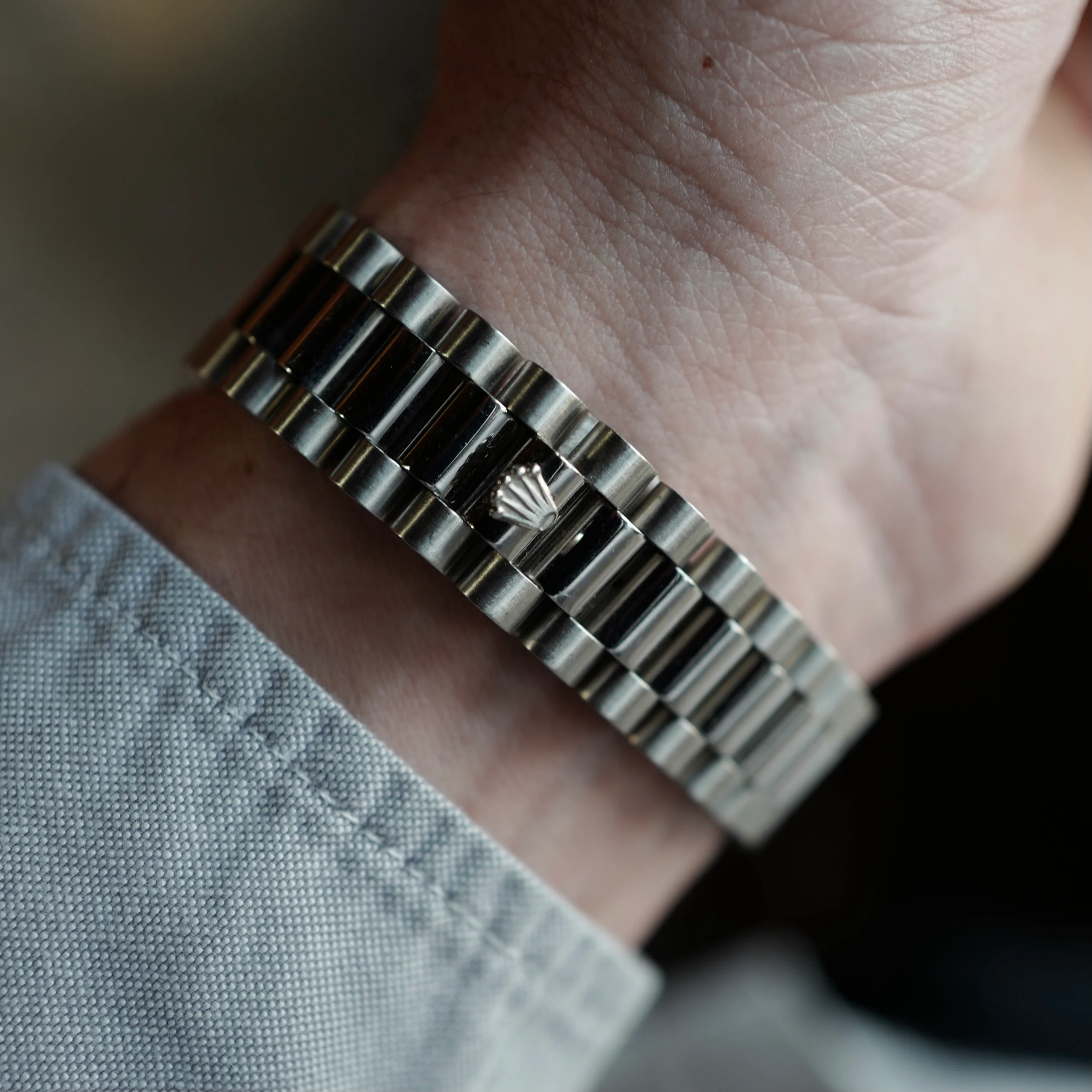 Rolex Platinum and Diamond Day-Date Ref. 18346 - Image 5