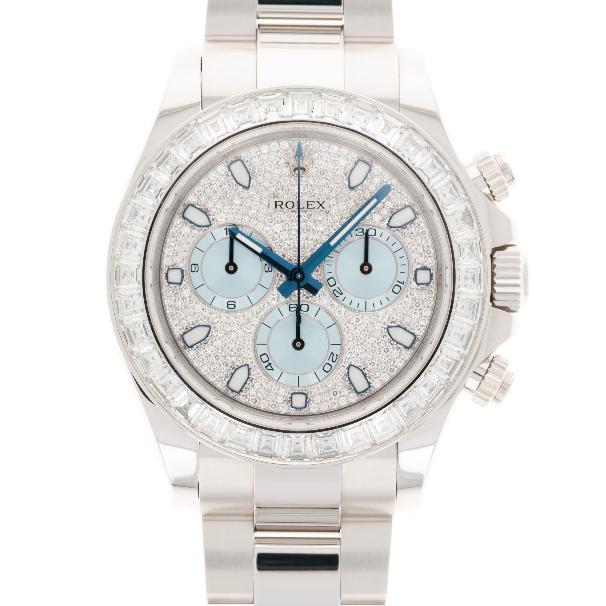 Rolex Platinum Cosmograph Daytona Diamond Watch Ref. 116576