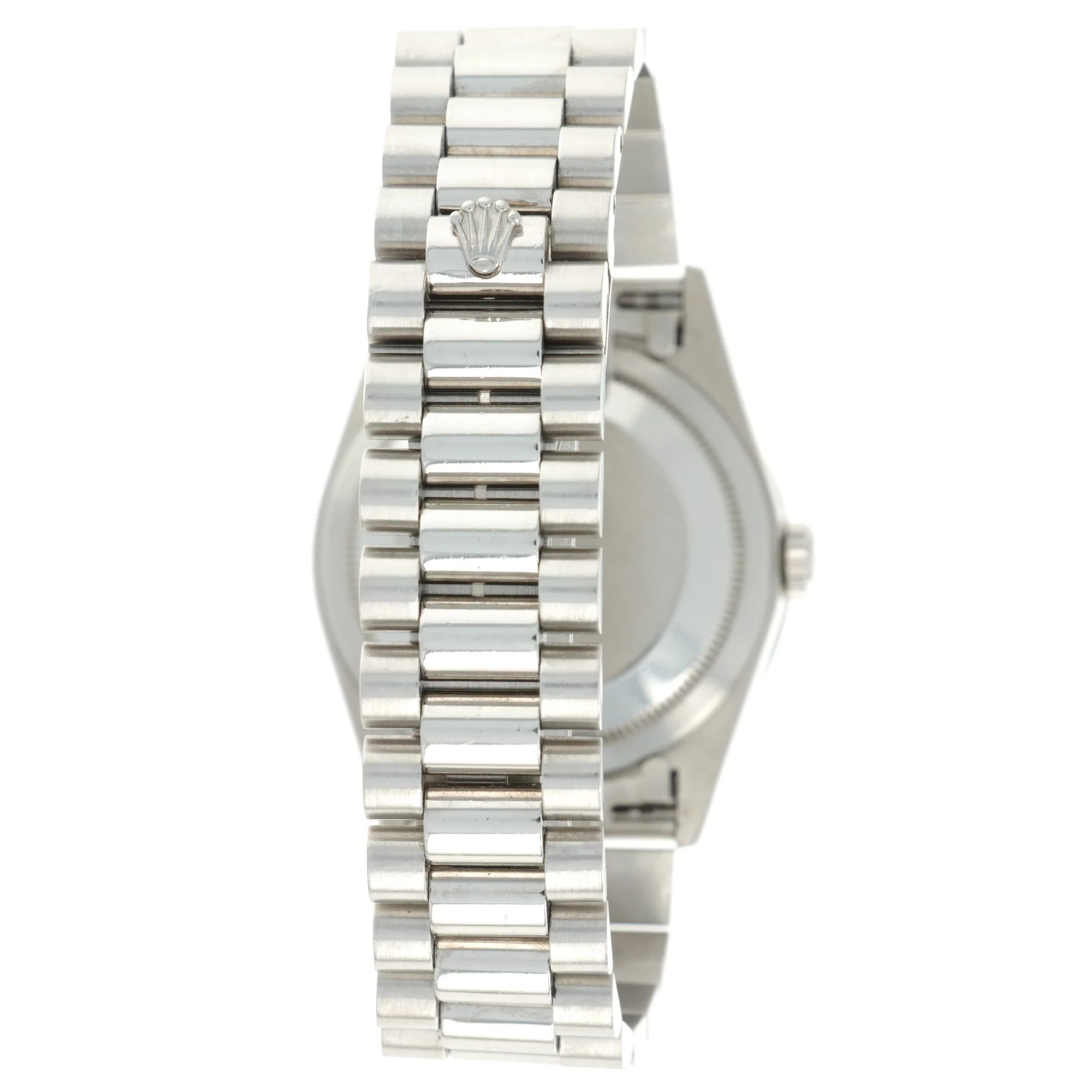 Rolex Platinum Day-Date Diamond Watch Ref. 18366 - Image 6