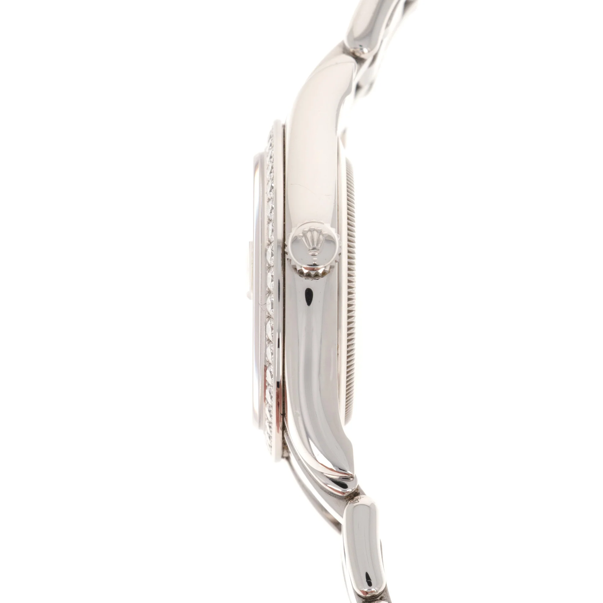 Rolex Platinum Day-Date Masterpiece Baguette Diamond Watch Ref. 18946 - Image 4