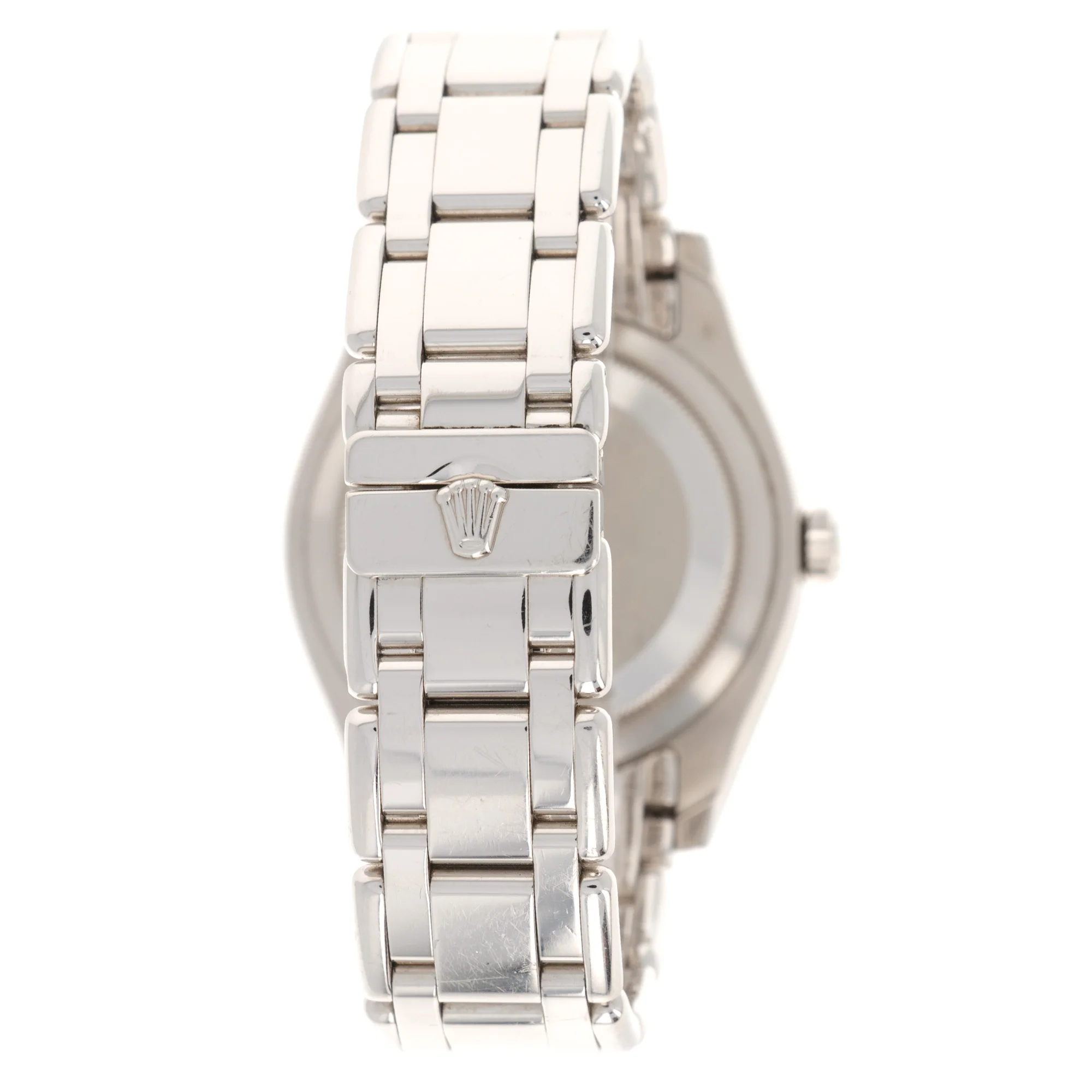 Rolex Platinum Day-Date Masterpiece Baguette Diamond Watch Ref. 18946 - Image 6