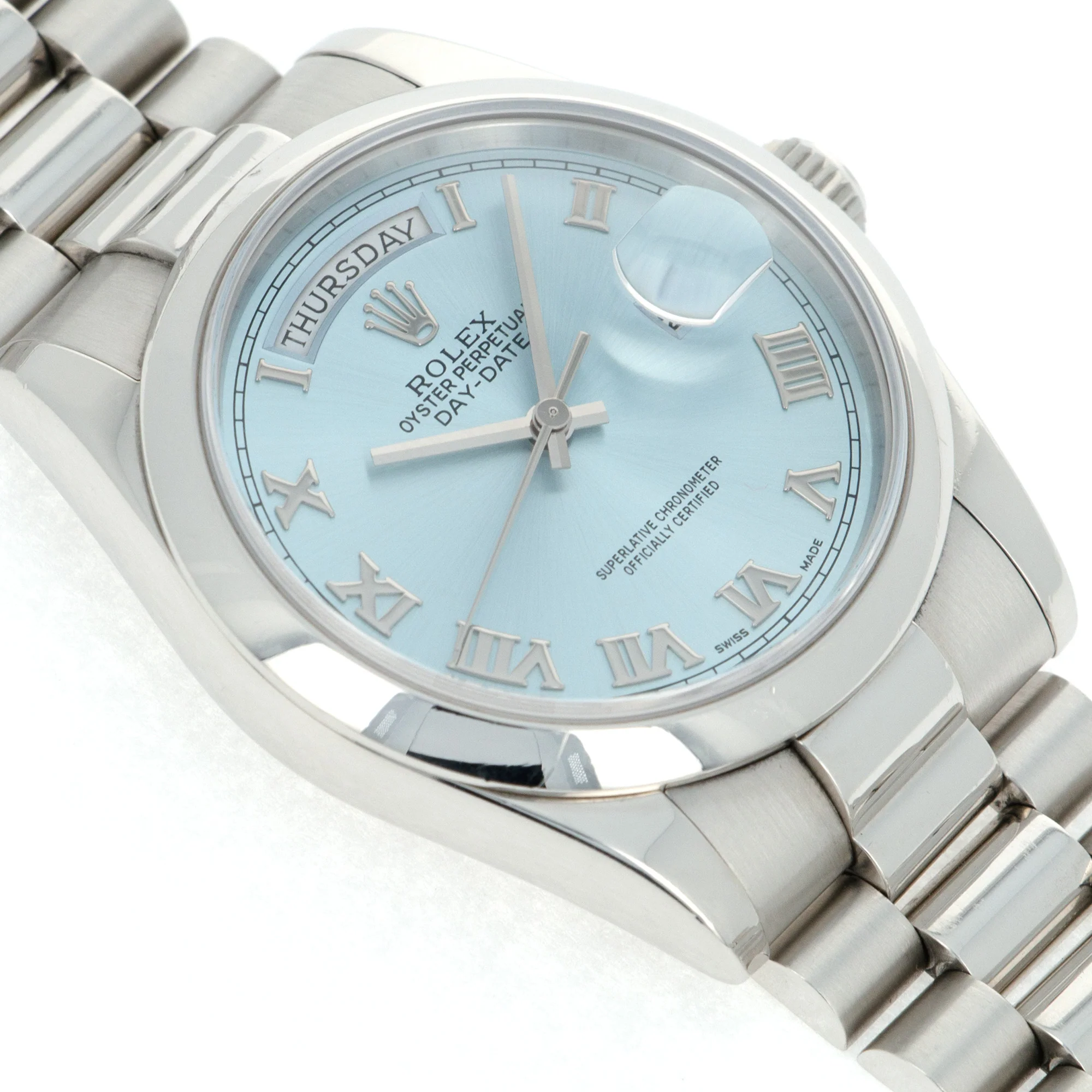 Rolex Platinum Day-Date Ref. 118206 - Image 3