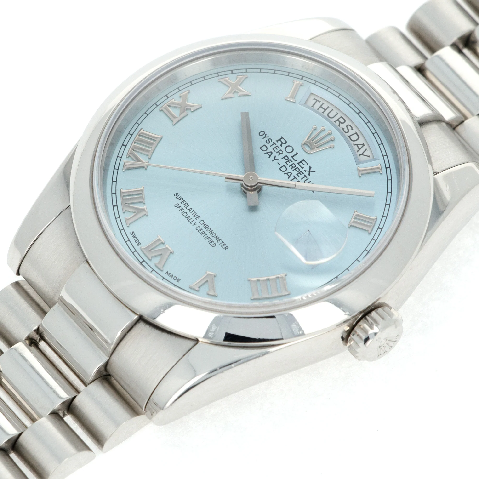 Rolex Platinum Day-Date Ref. 118206 - Image 4