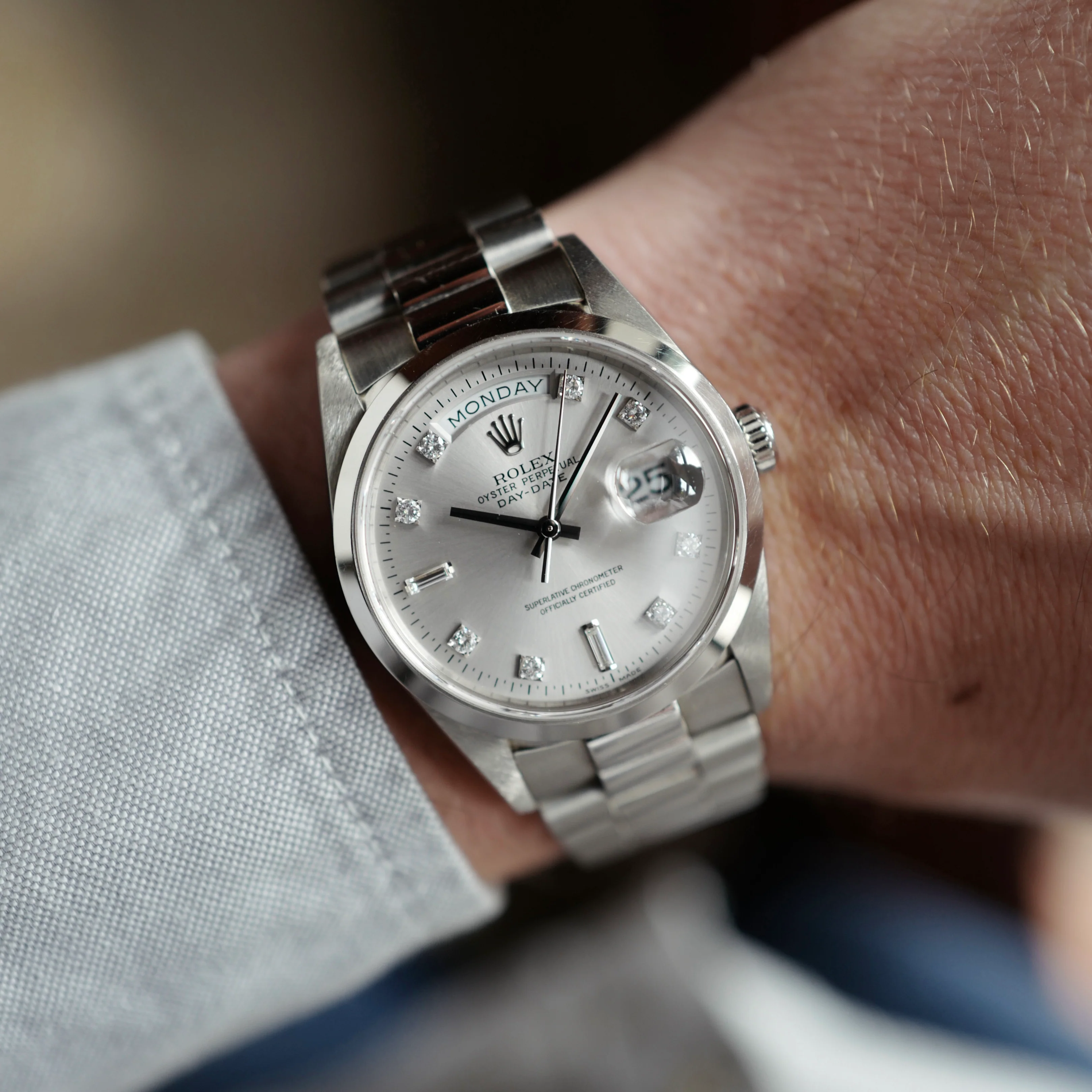 Rolex Platinum Day-Date Ref. 18206 - Image 4
