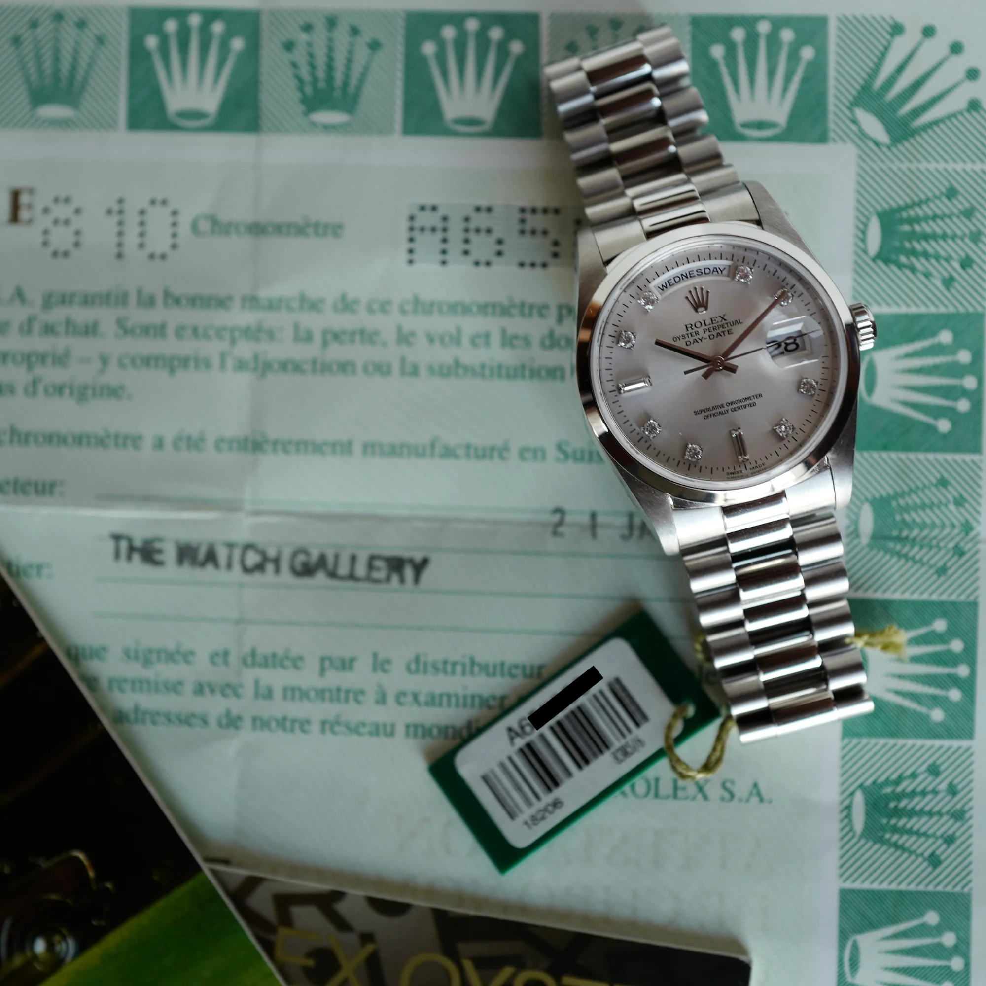 Rolex Platinum Day Date Ref. 18206 - Image 4
