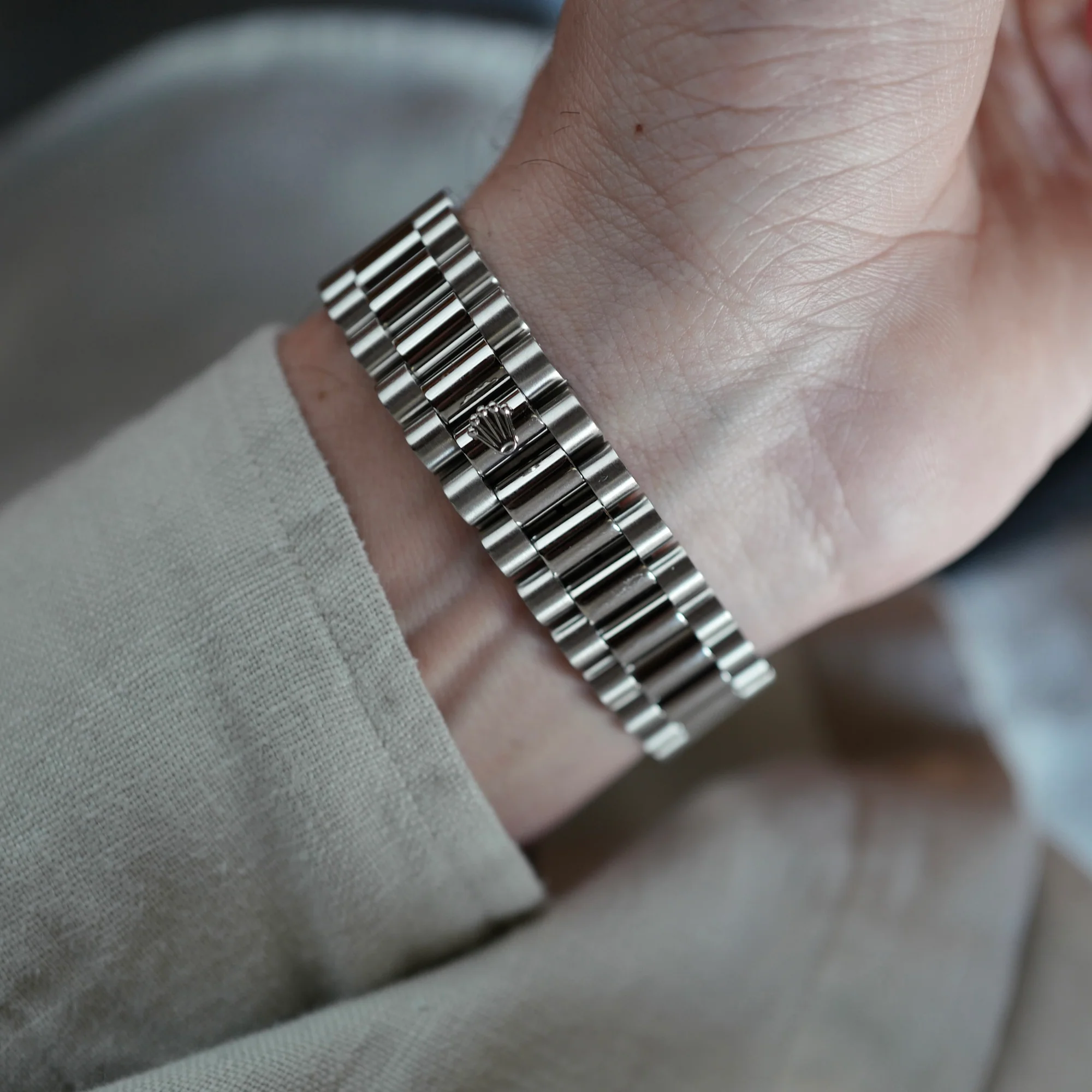 Rolex Platinum Day Date Ref. 18206 - Image 6