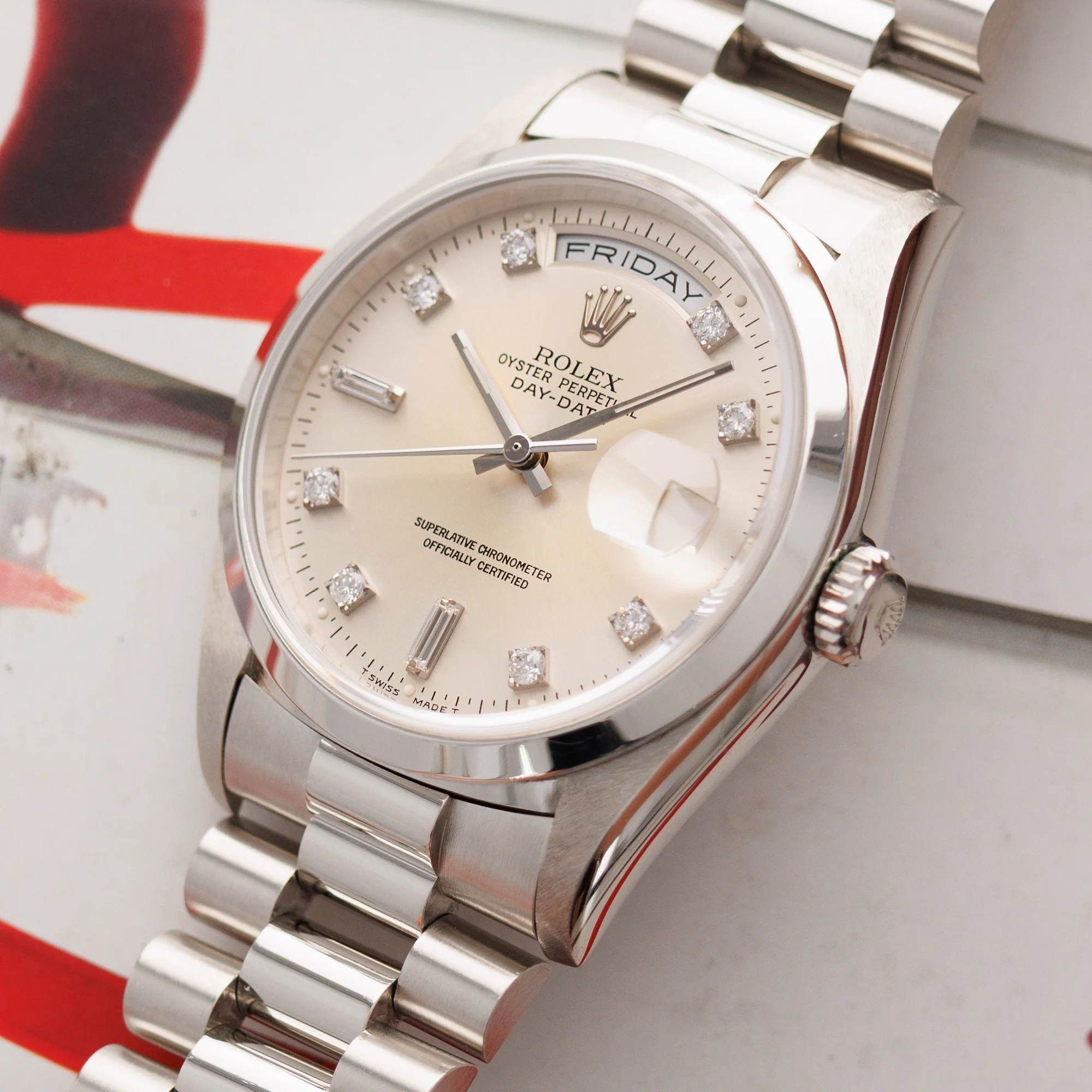 Rolex Platinum Day-Date Ref. 18206 - Image 2