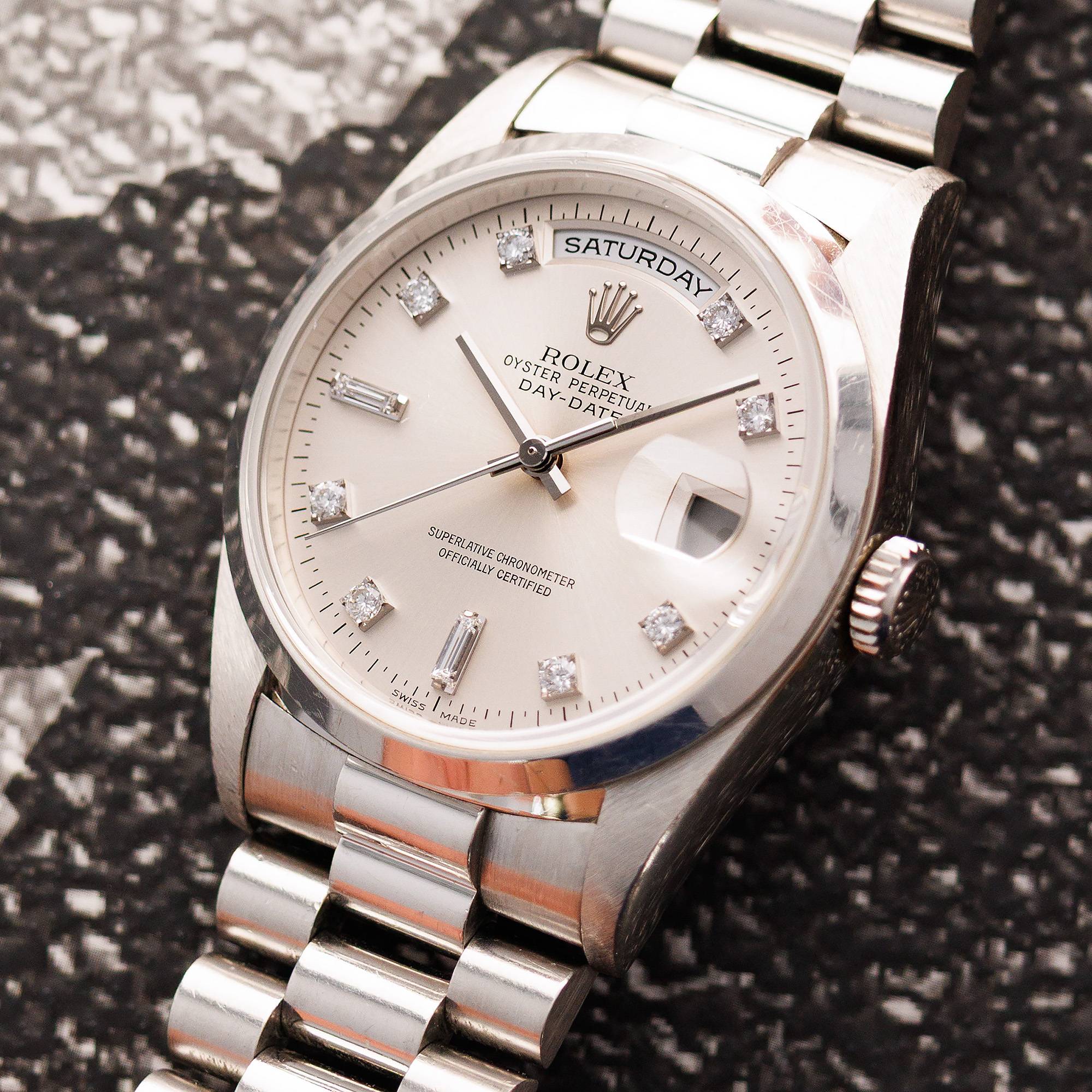 Rolex Platinum Day Date Ref. 18206 - Image 2