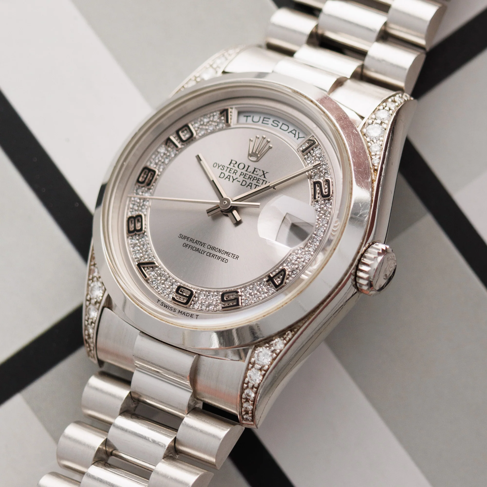 Rolex Platinum Day-Date Ref. 18296 - Image 2