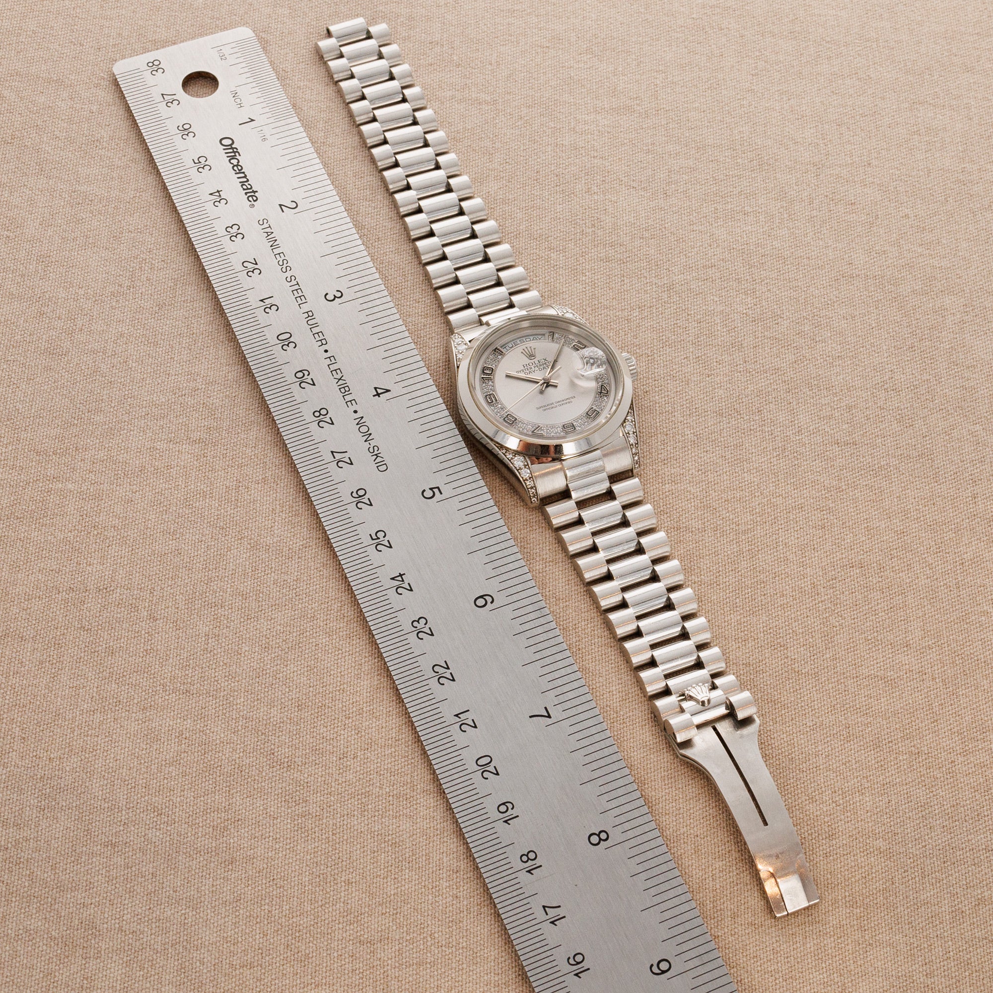 Rolex Platinum Day-Date Ref. 18296 - Image 5