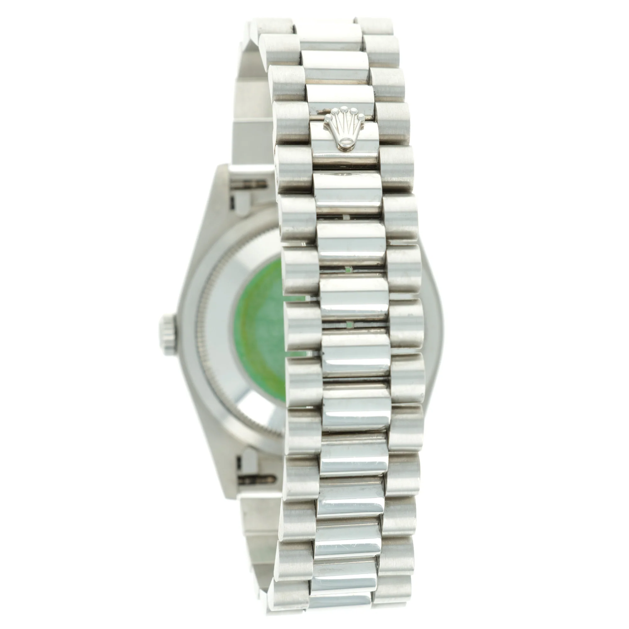 Rolex Platinum Day-Date Ref. 18346 with Diamond Bezel and Dial - Image 9