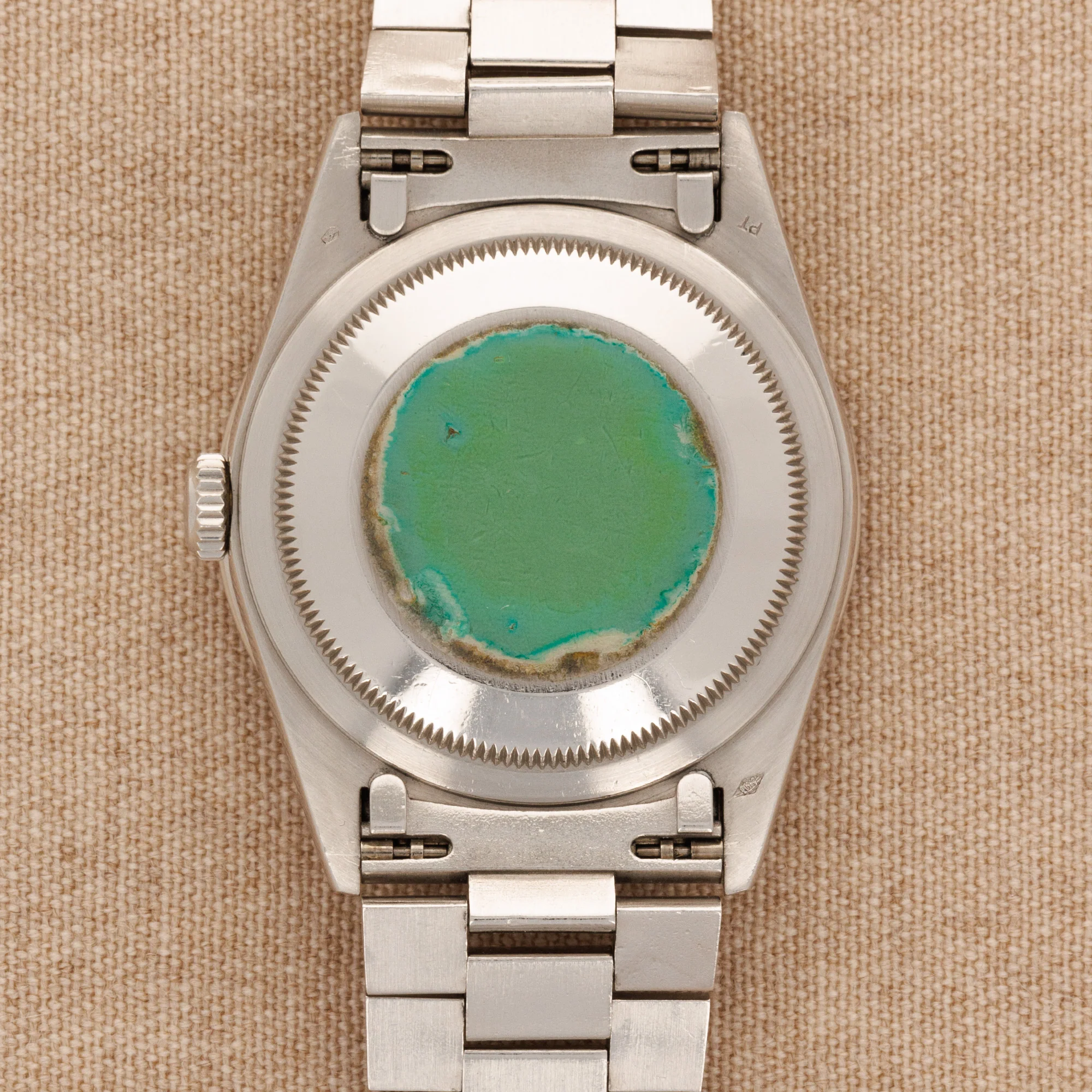 Rolex Platinum Day-Date Ref. 18366 with Baguette Diamonds - Image 4