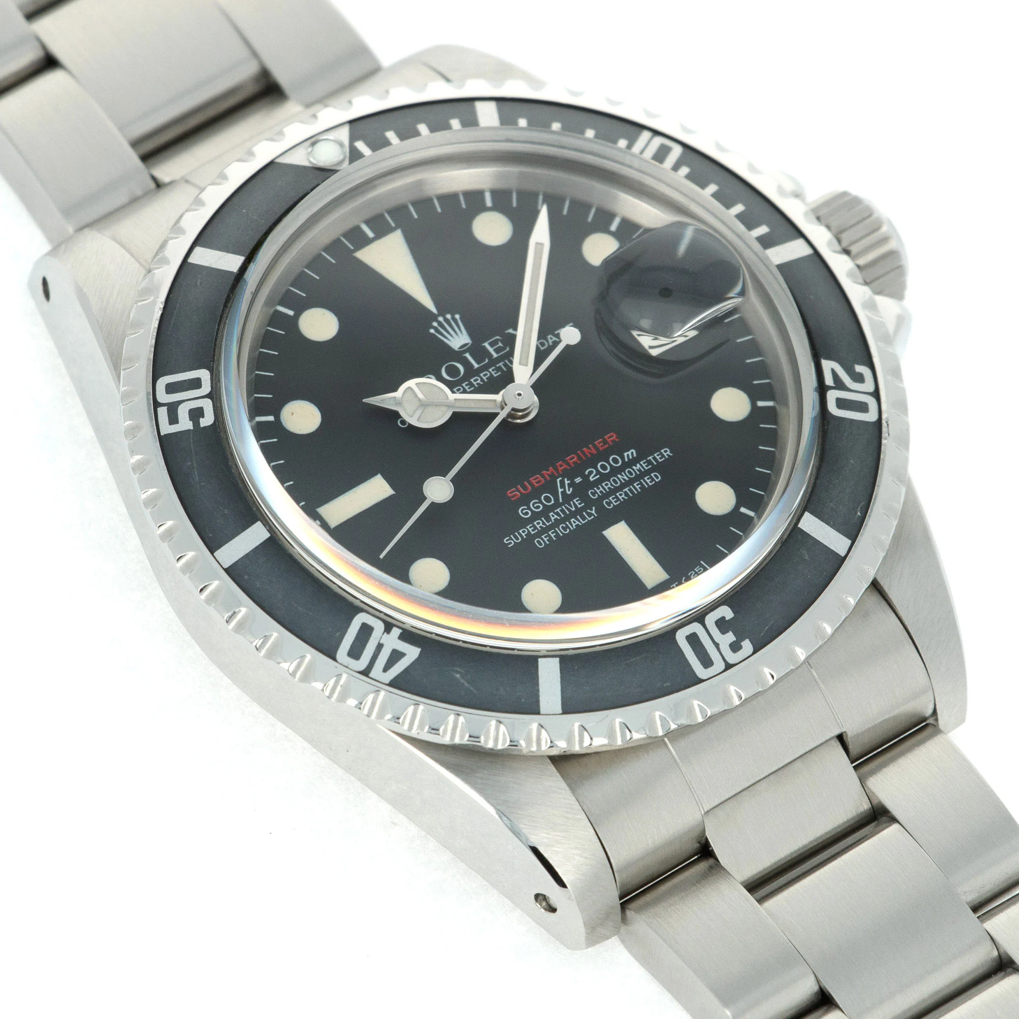 Rolex Red Submariner Watch Ref. 1680 with Original Box and Papers - Image 3
