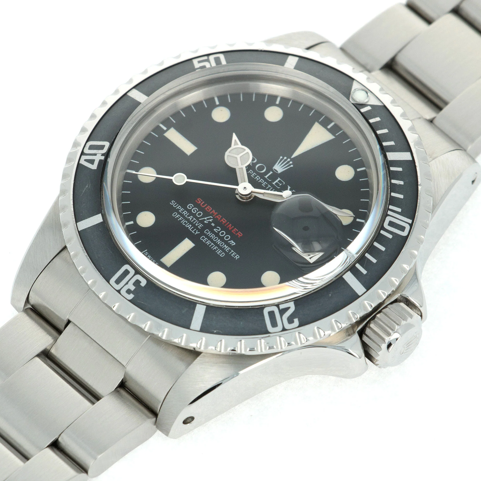 Rolex Red Submariner Watch Ref. 1680 with Original Box and Papers - Image 4