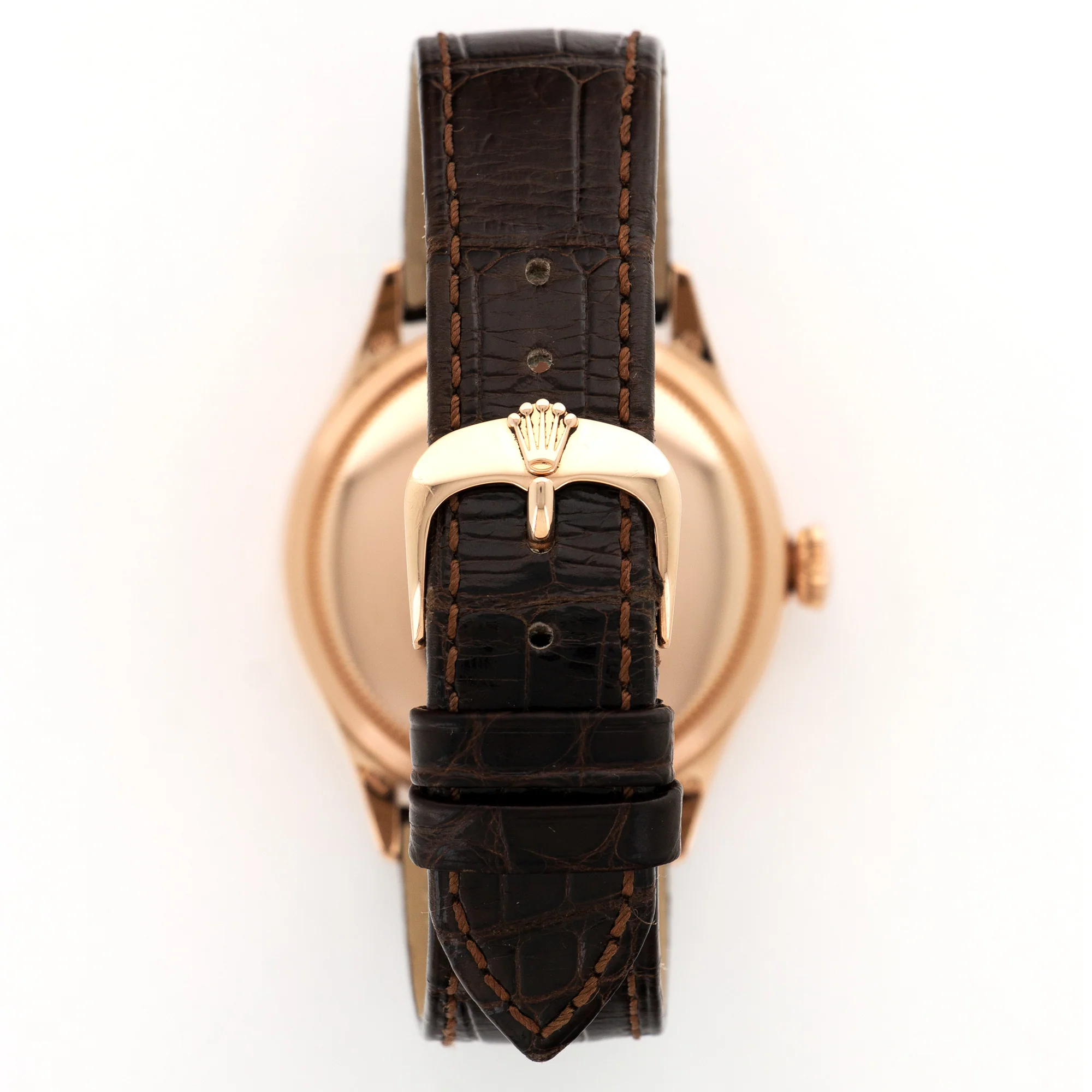Rolex Rose Gold Cellini Dual Time Watch Ref. 50525 - Image 5