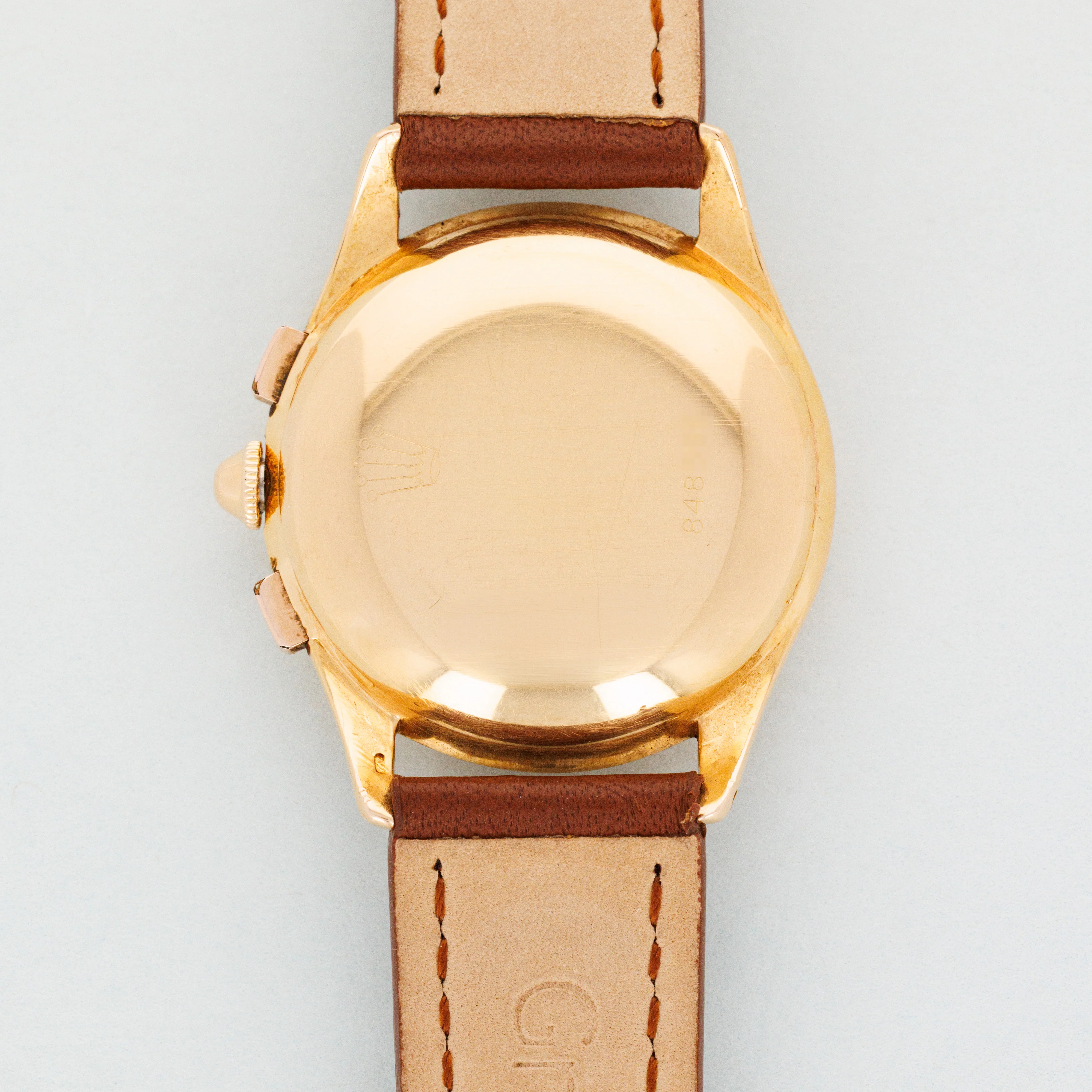 Rolex Rose Gold Chronogrape Anti-Magnetique Piccolino Ref. 3055 - Image 6