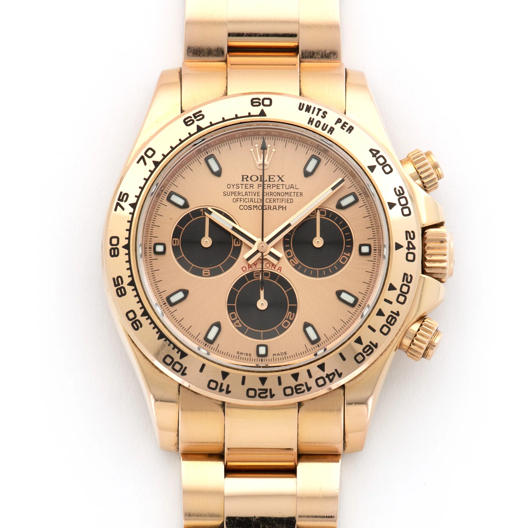Rolex Rose Gold Cosmograph Daytona Watch Ref. 116505