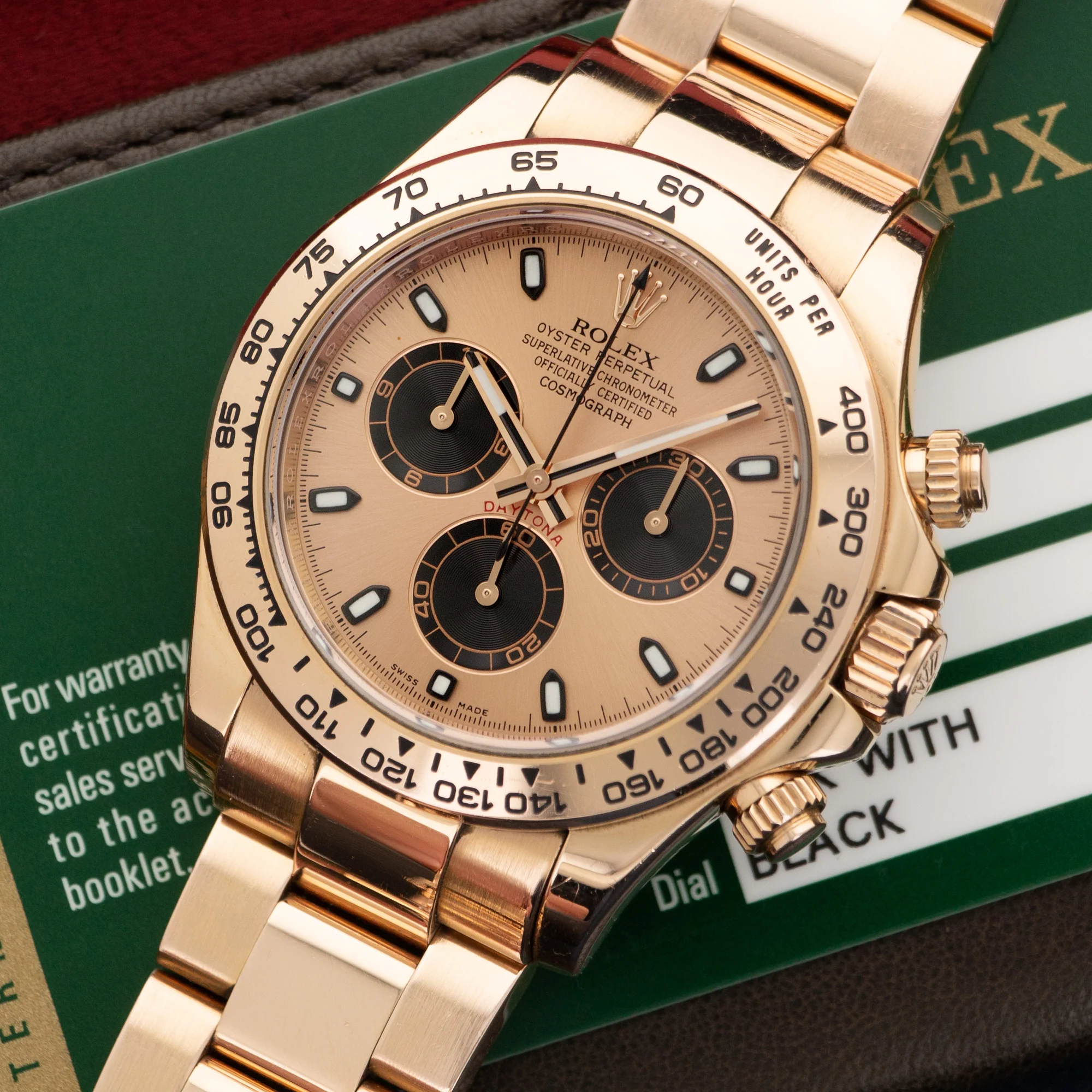 Rolex Rose Gold Cosmograph Daytona Watch Ref. 116505 - Image 2