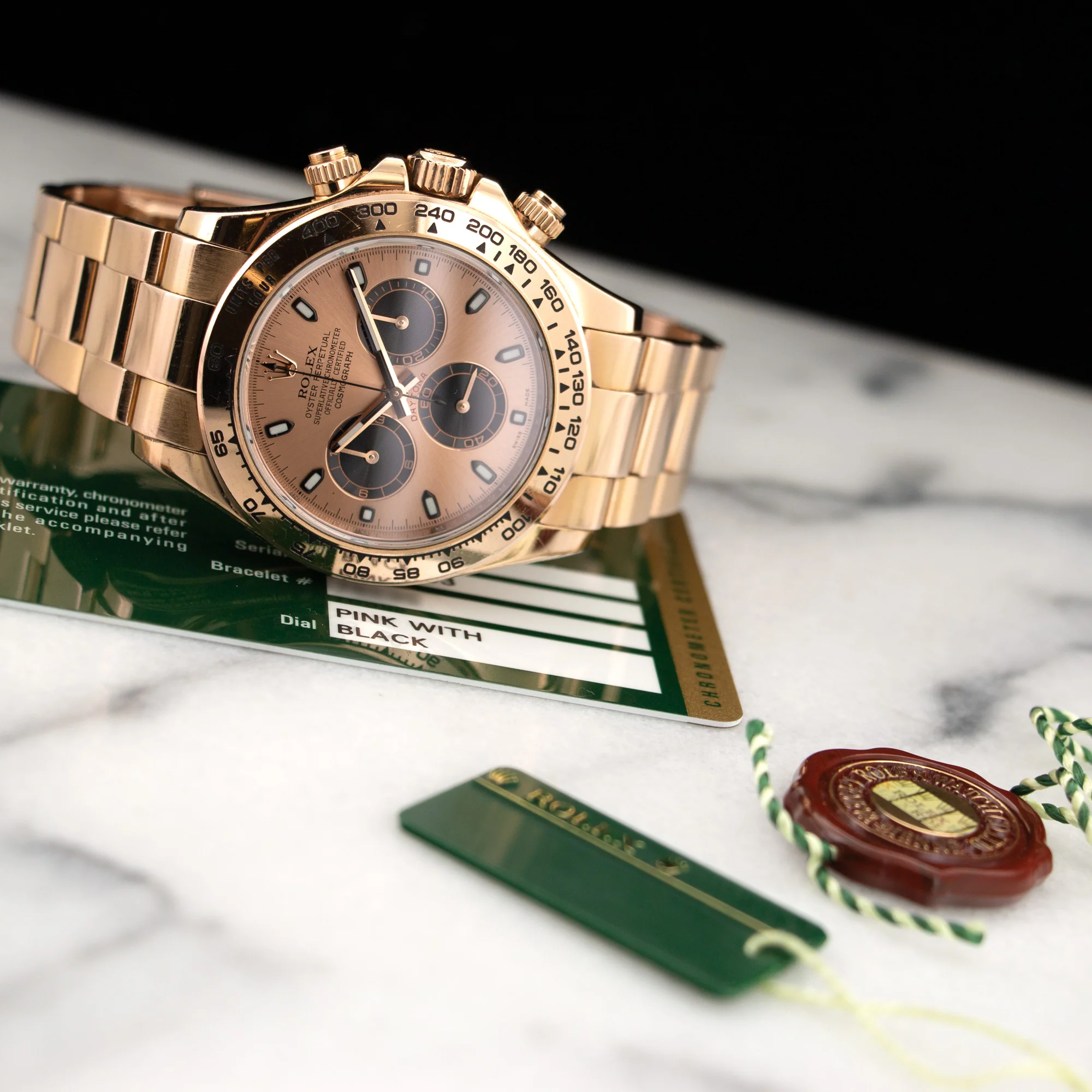 Rolex Rose Gold Cosmograph Daytona Watch Ref. 116505 - Image 7