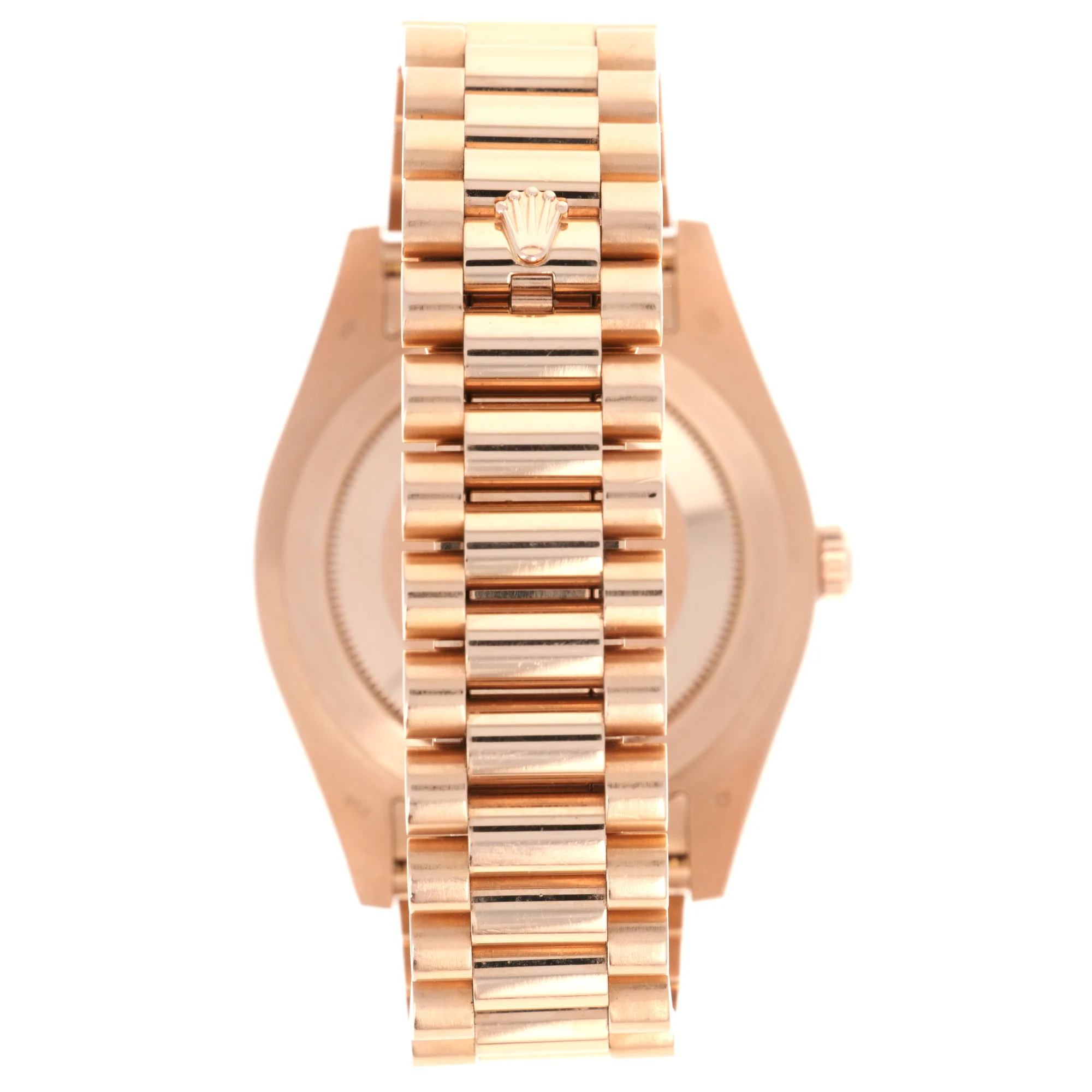 Rolex Rose Gold Day-Date II Diamond Ruby Watch Ref. 218235 - Image 6
