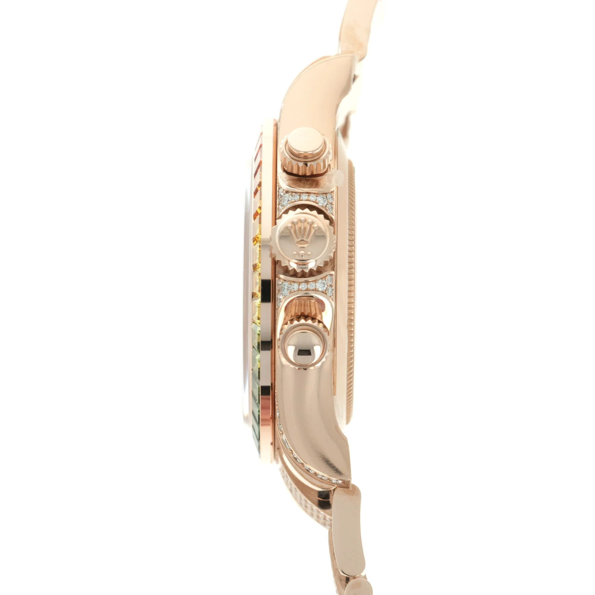 Rolex Rose Gold Daytona Rainbow Watch Ref. 116595 in Unworn Condition - Image 4
