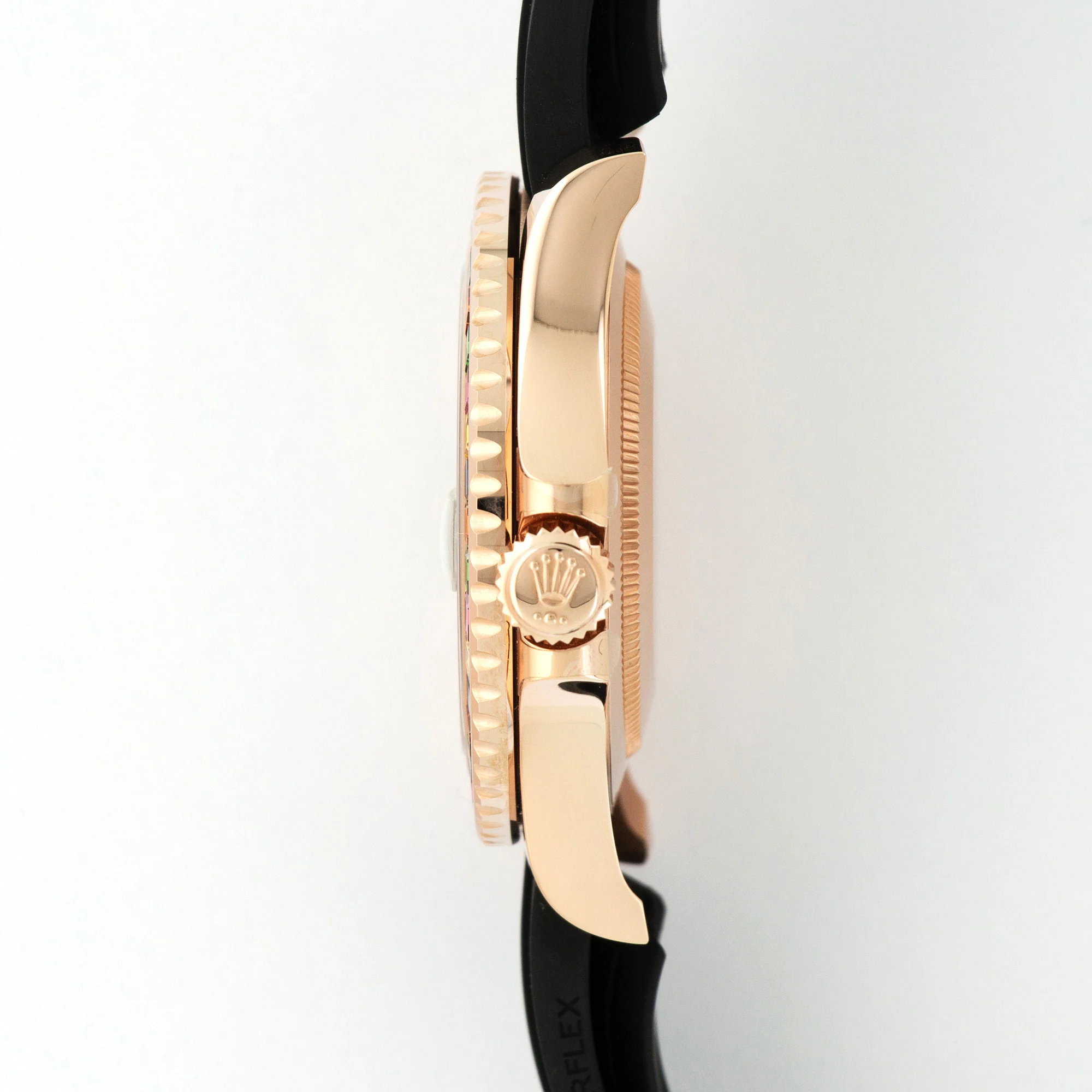 Rolex Rose Gold Yacht-Master Rainbow Watch Ref. 116695 - Image 3